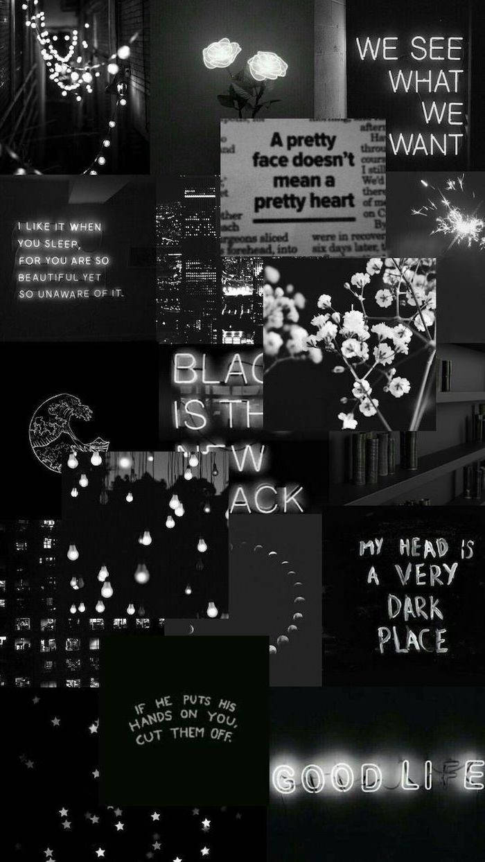 Black Aesthetic iPhone HD Wallpaper (100++)
