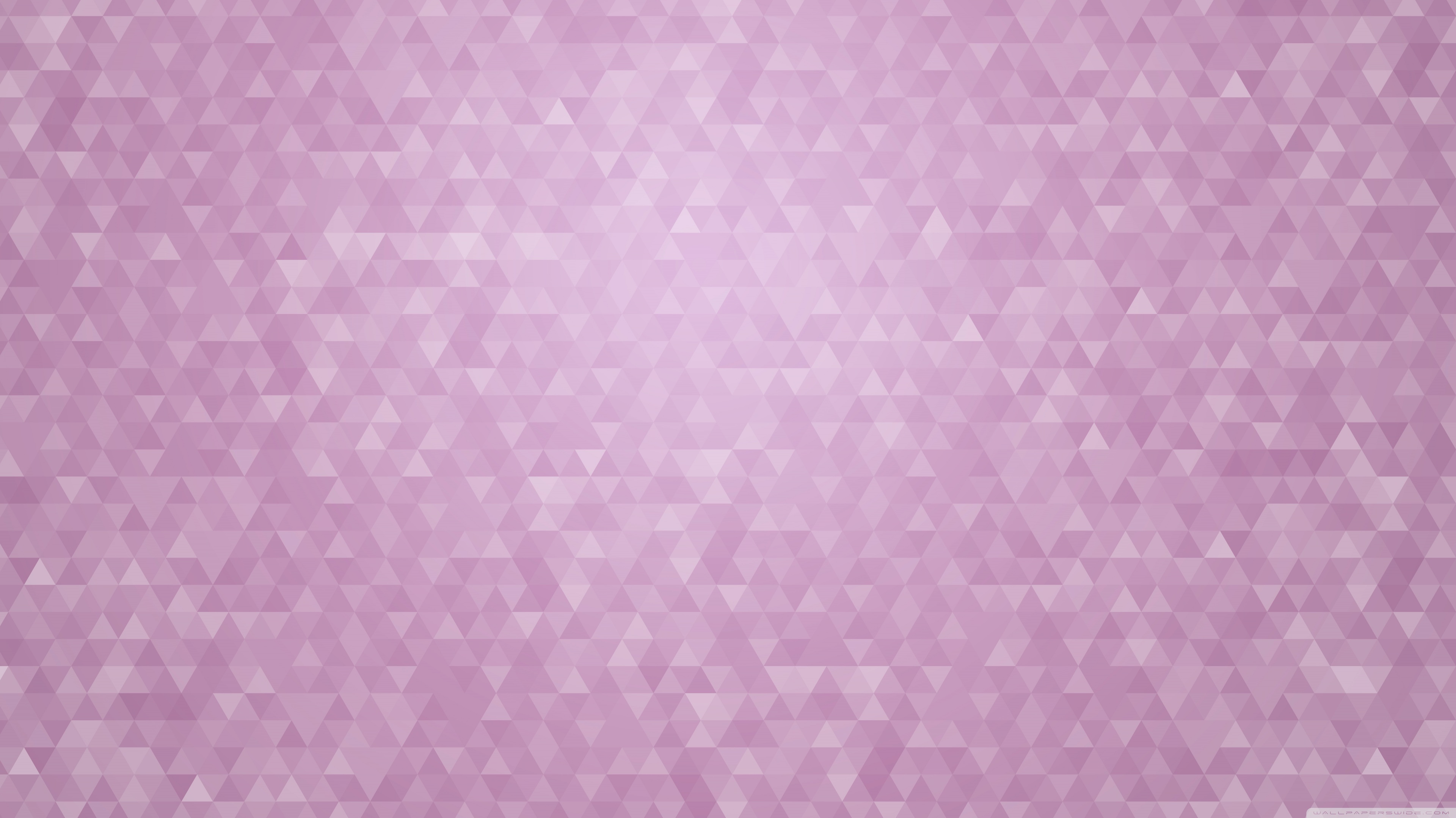 Light Purple Geometric Triangles Pattern Background Gradient 4K UHD Wallpaper for UltraHD Desktop and TV, Dual and Triple Monitor, Smartphone and Tablet Devices