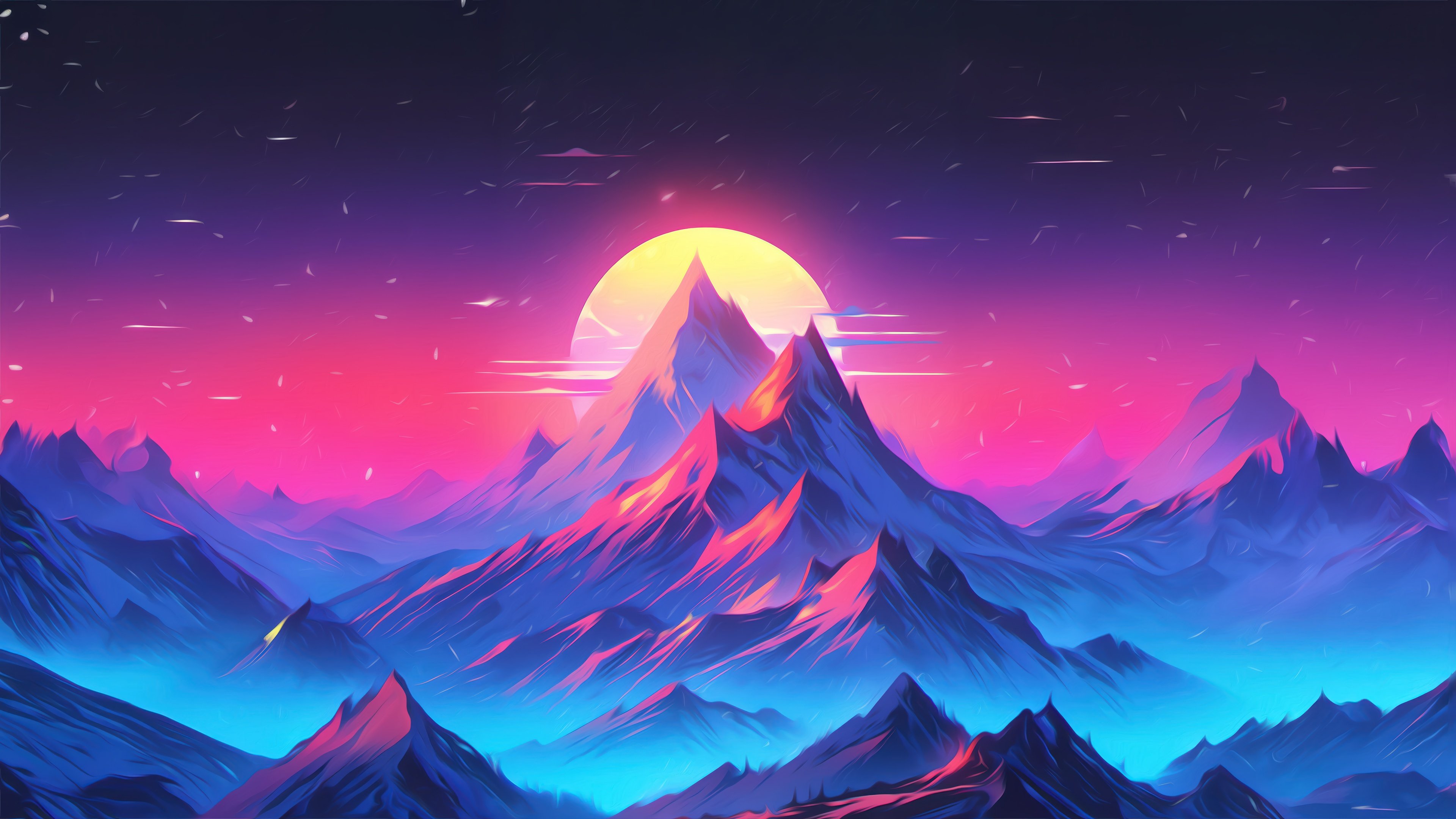 Fantastic mountains digital art