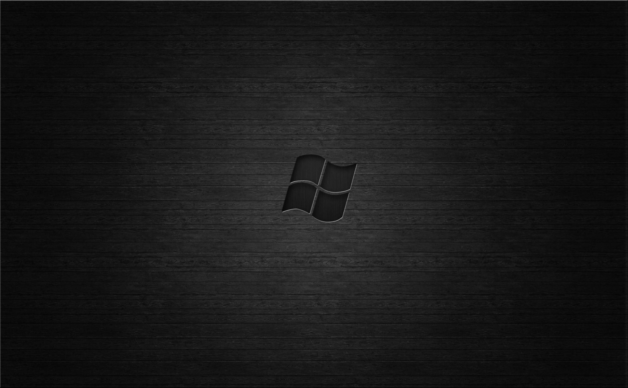 Black Windows Desktop Wallpaper