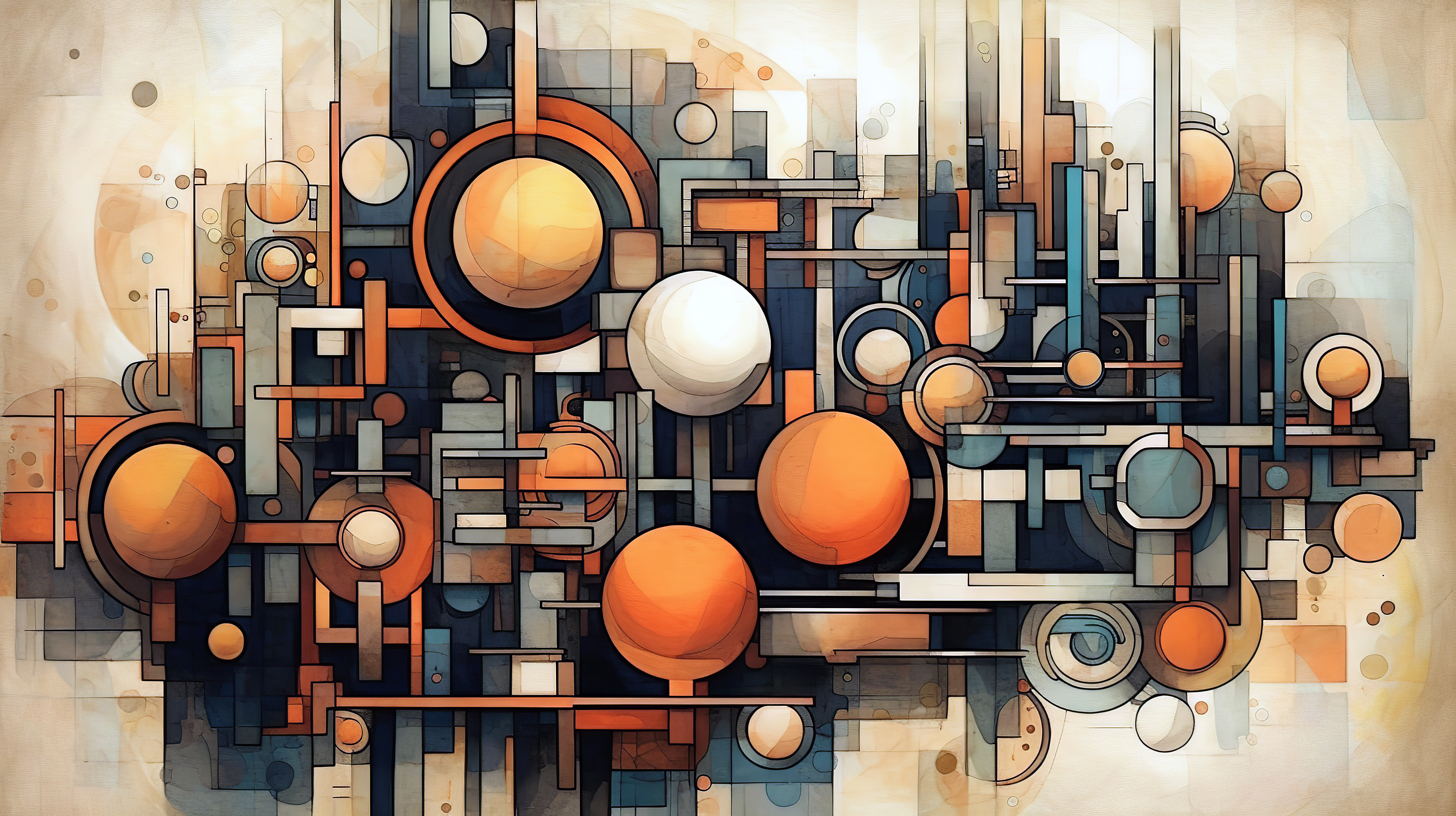 Abstract Shapes 4k Ultra HD Wallpaper