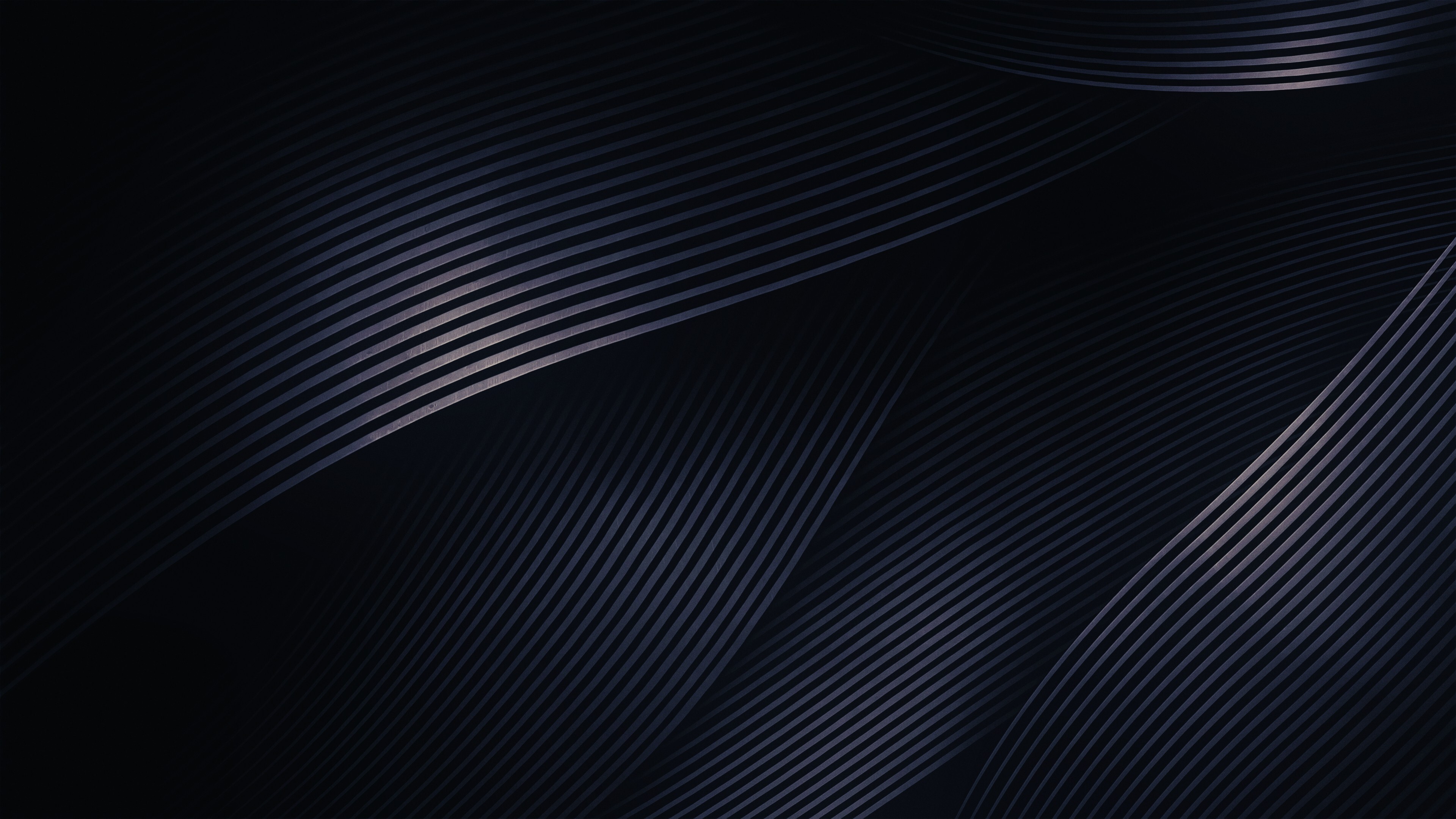 Abstract Dark Shapes Light 4k