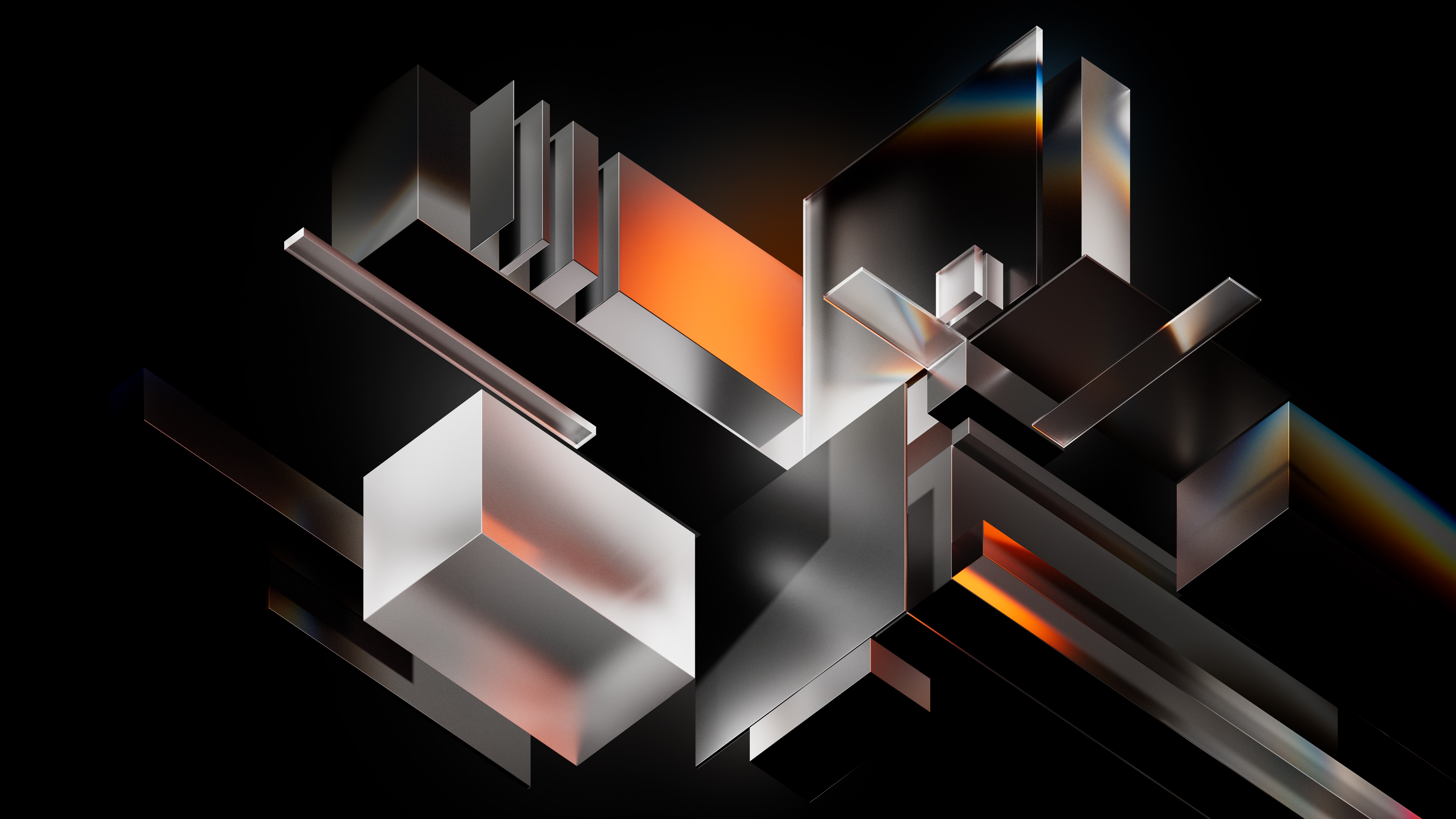 Artistic Shapes 4k Ultra HD Wallpaper