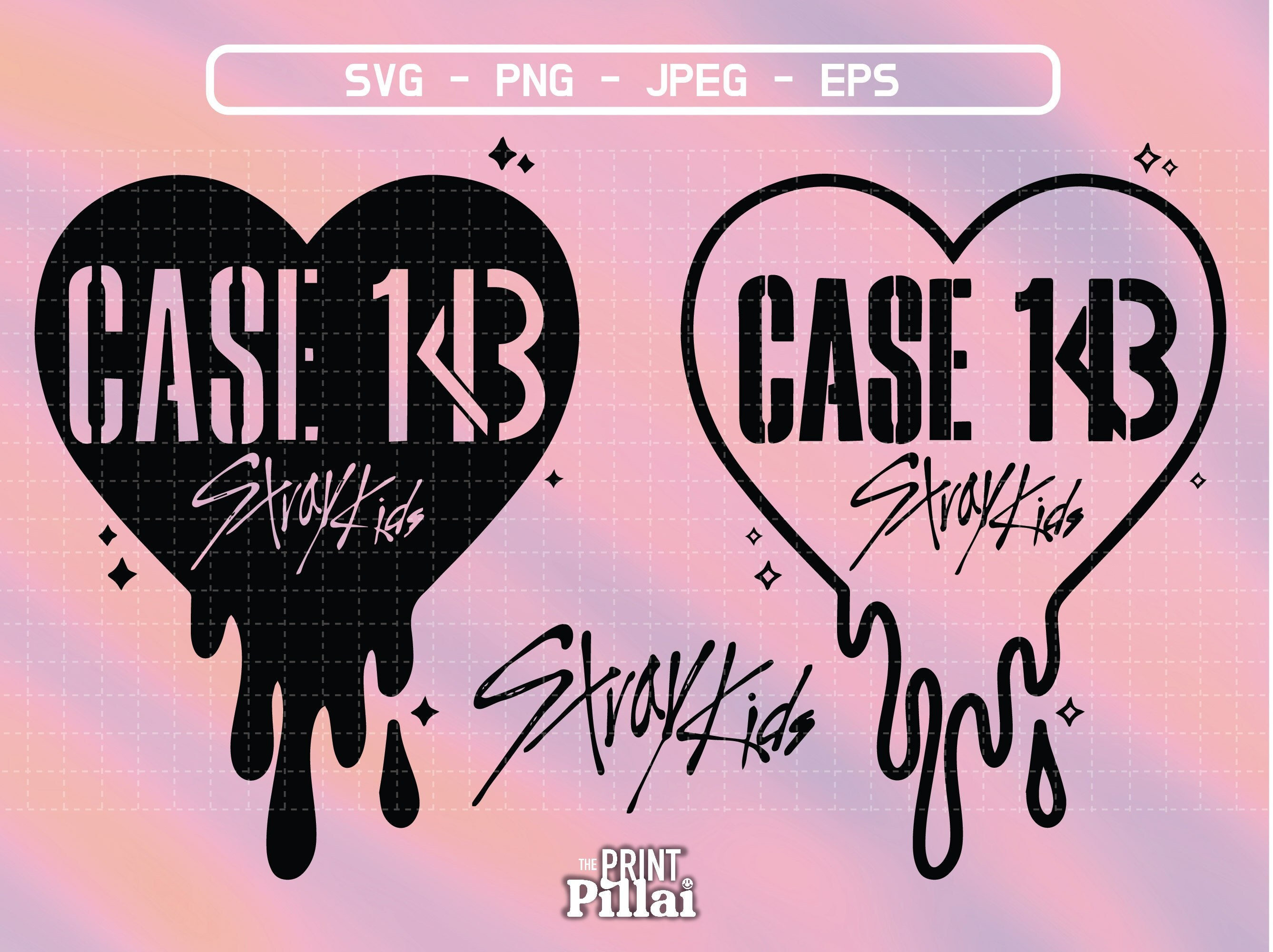 Stray Kids SKZ Case 143 Kpop Svg Eps