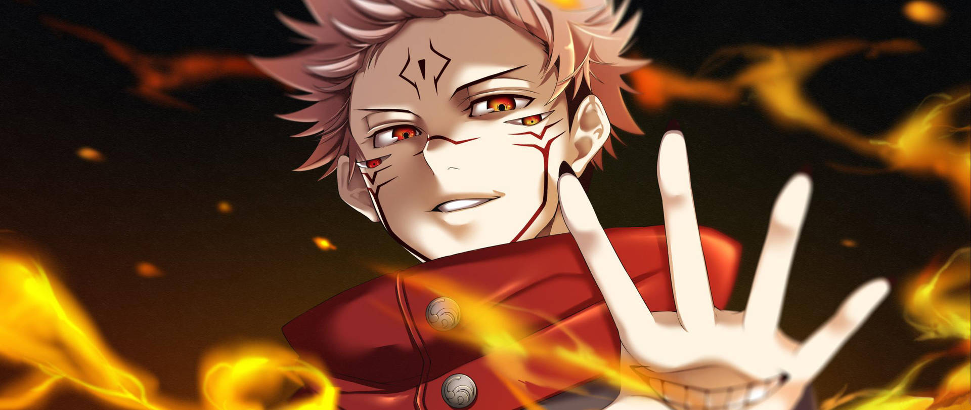 Download Sukuna Animated Art Wallpaper