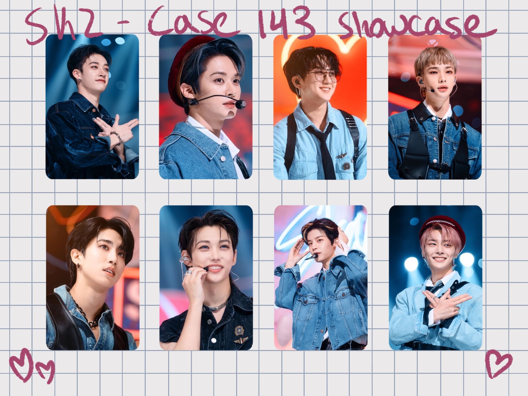 Stray Kids Case 143 Showcase Photocards