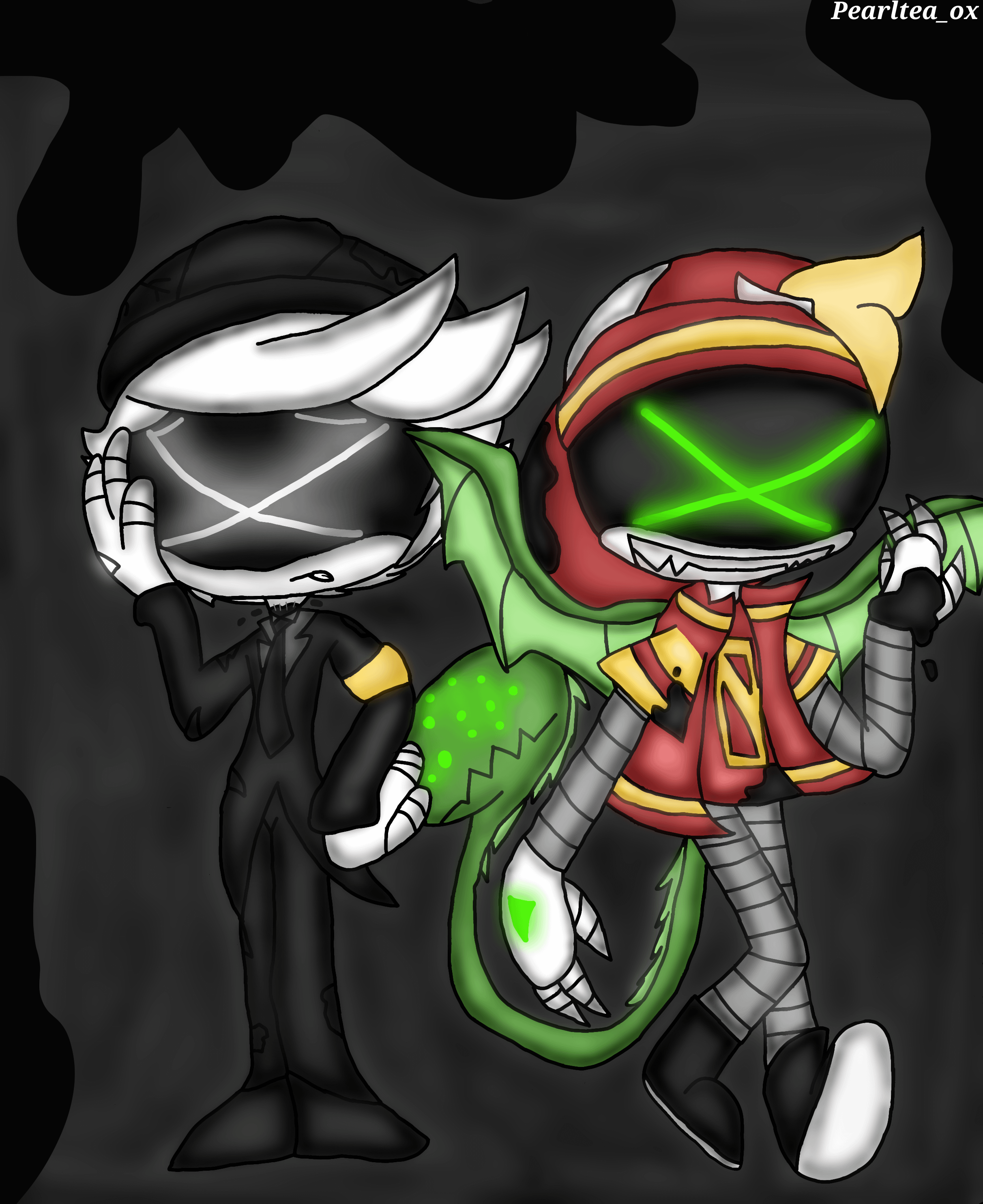 Zombie Drone Thad and Worker N, r