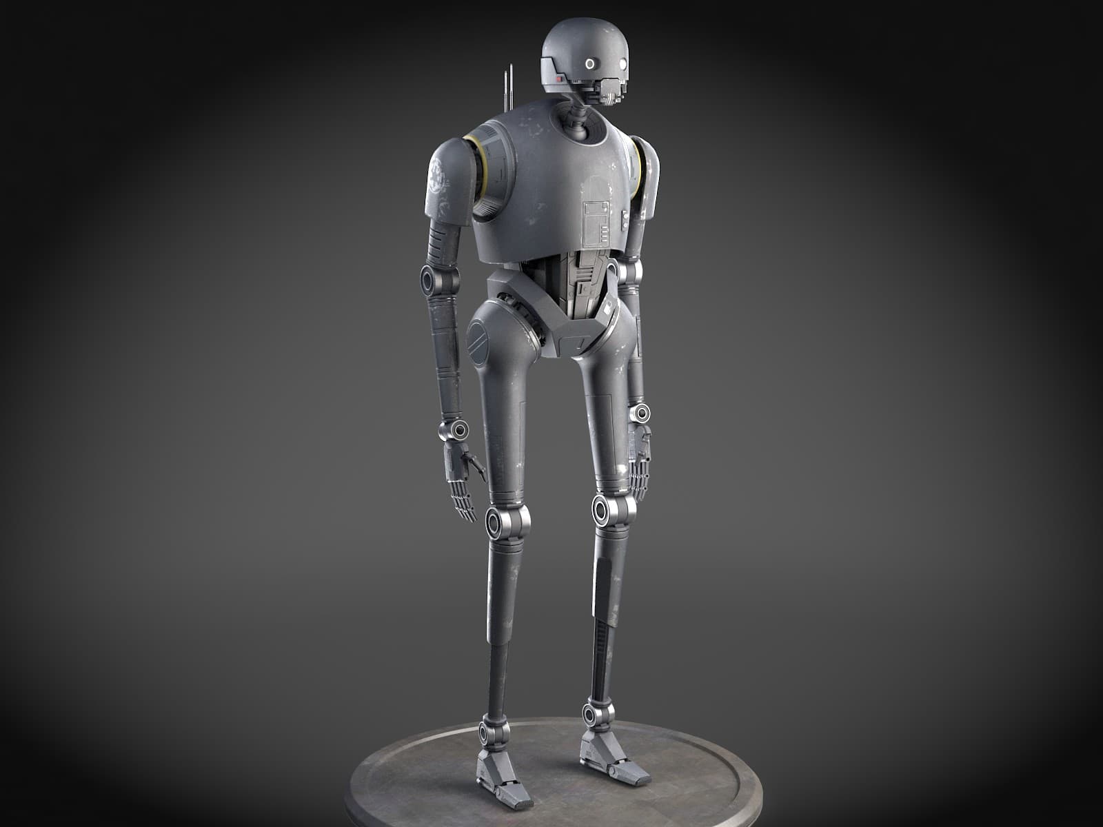 Star Wars K 2SO Droid 3D Model