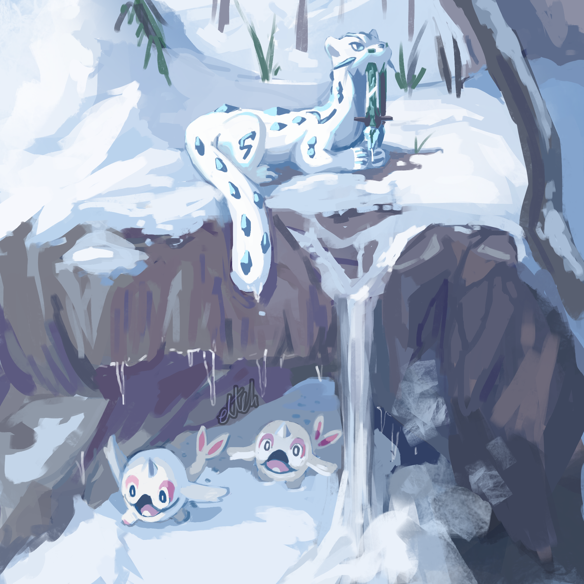 avalanche inducing sword leopard