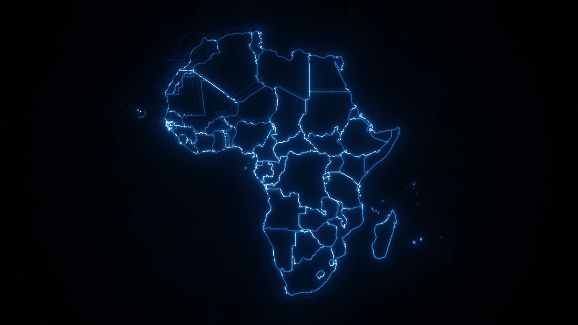 Africa Cyber Map Showing Up Intro