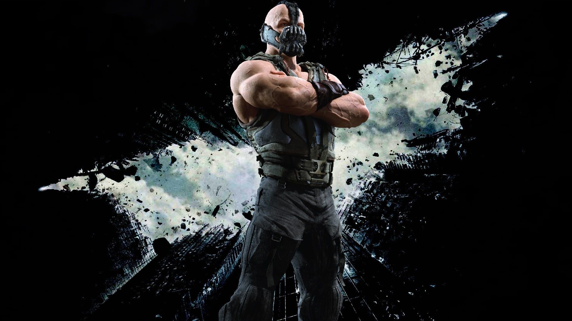 Tom Hardy as Bane in The Dark Knight Rises