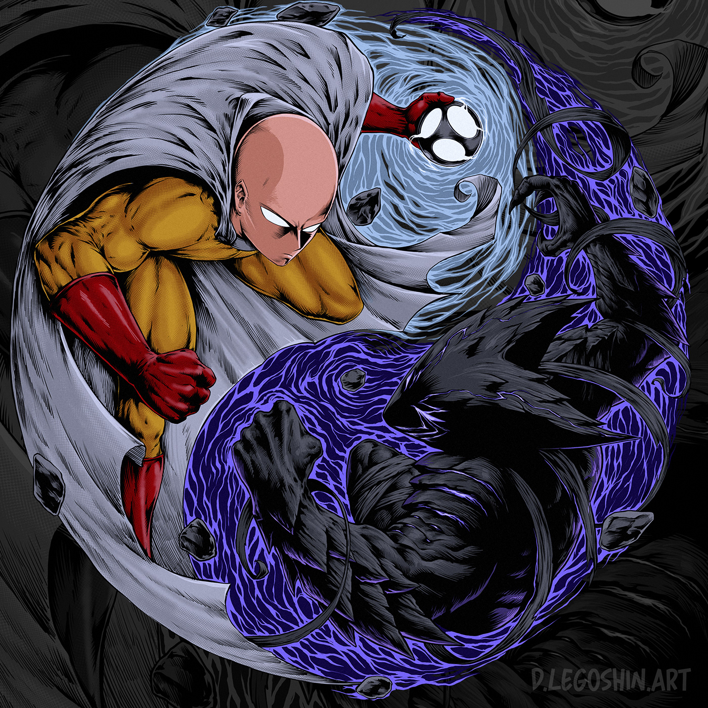 Saitama vs Garou. One punch