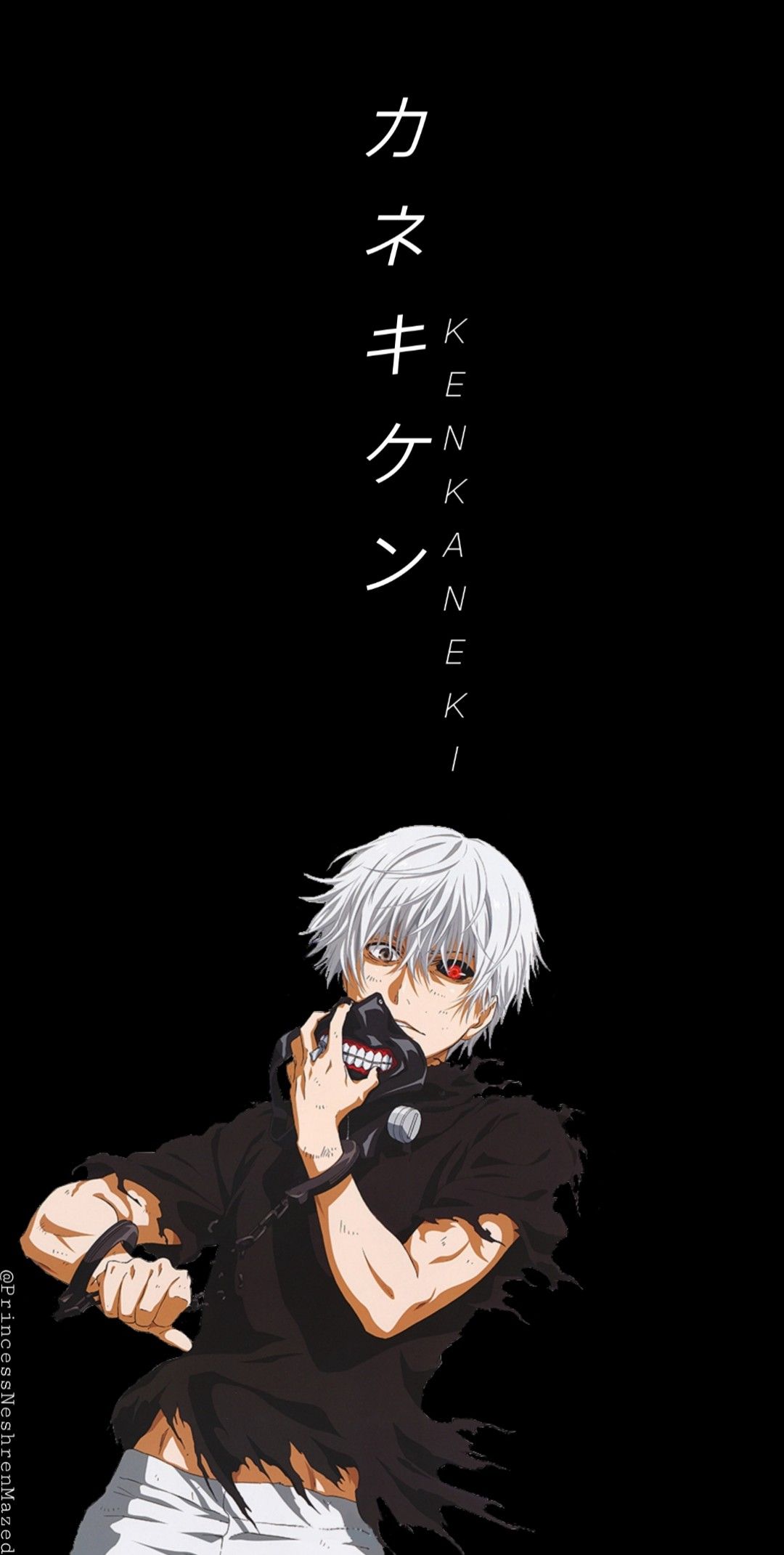 Ken Kaneki Tokyo Ghoul 4K Phone iPhone