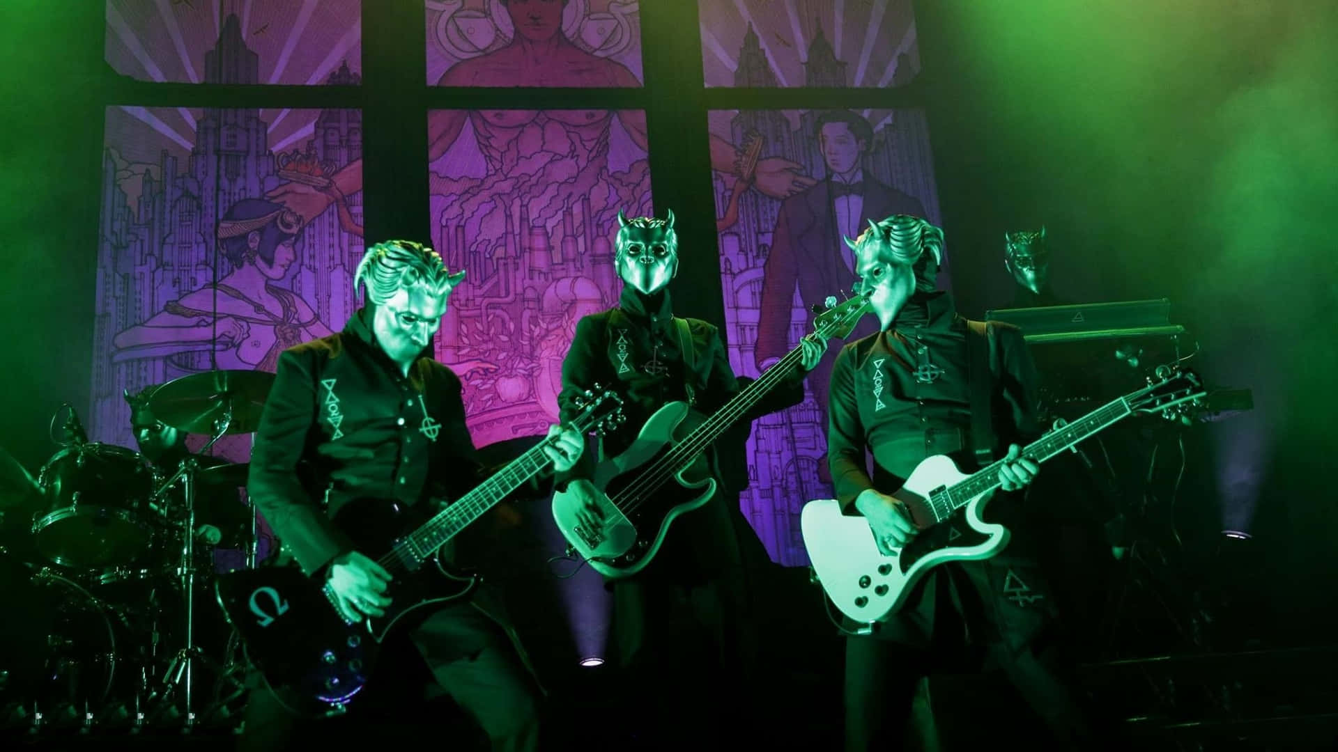 Download Ghost Band Members Playing