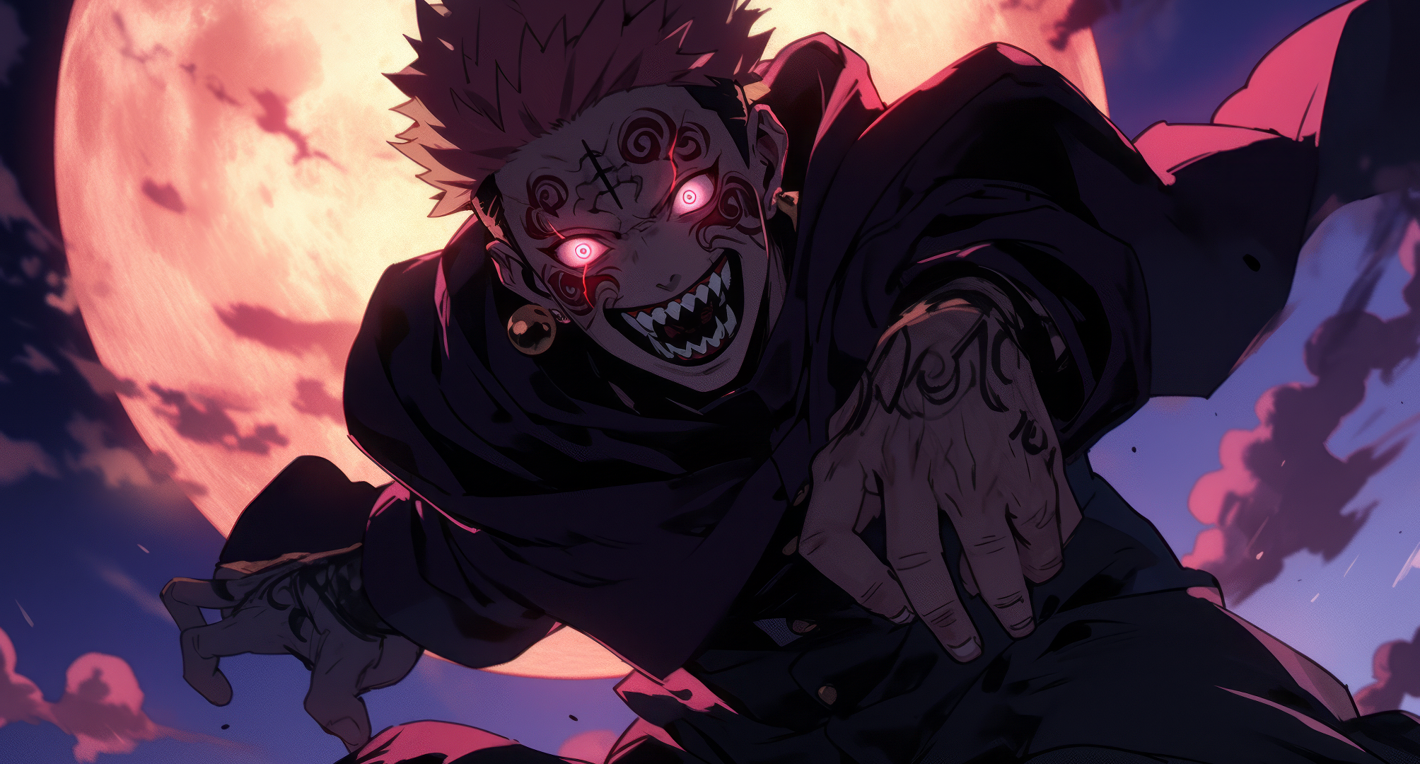 Jujutsu Kaisen Sukuna HD Wallpaper