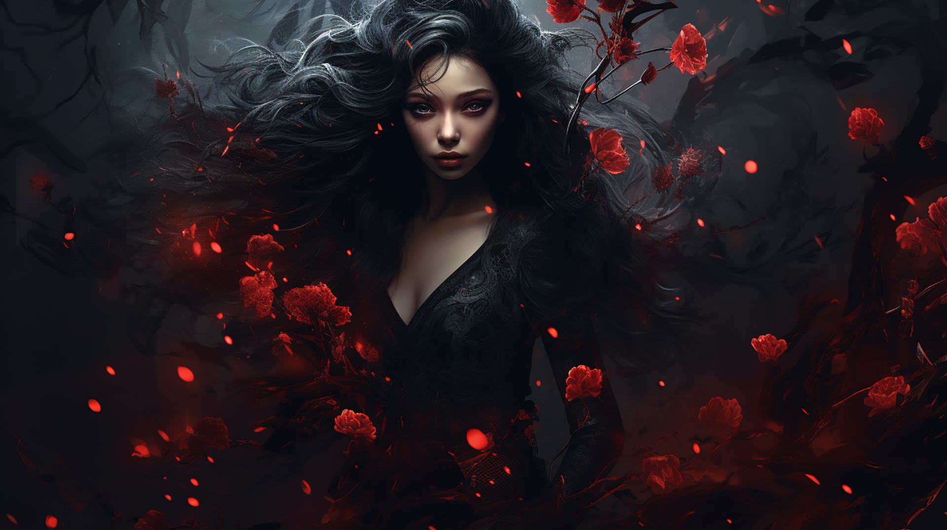 Fantasy dark ai wallpaper. HD 76