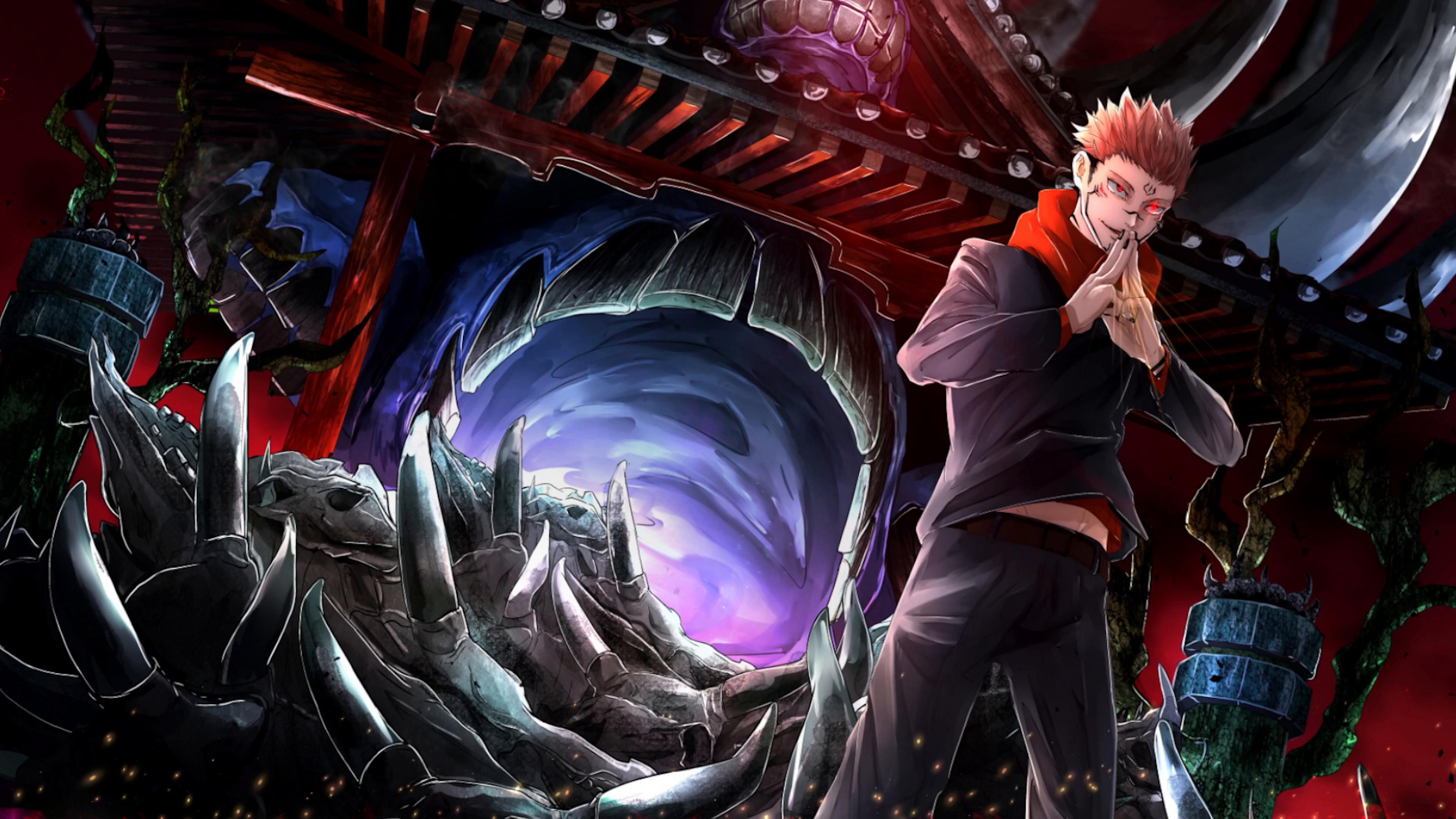 Sukuna Pink Hair Live Wallpaper