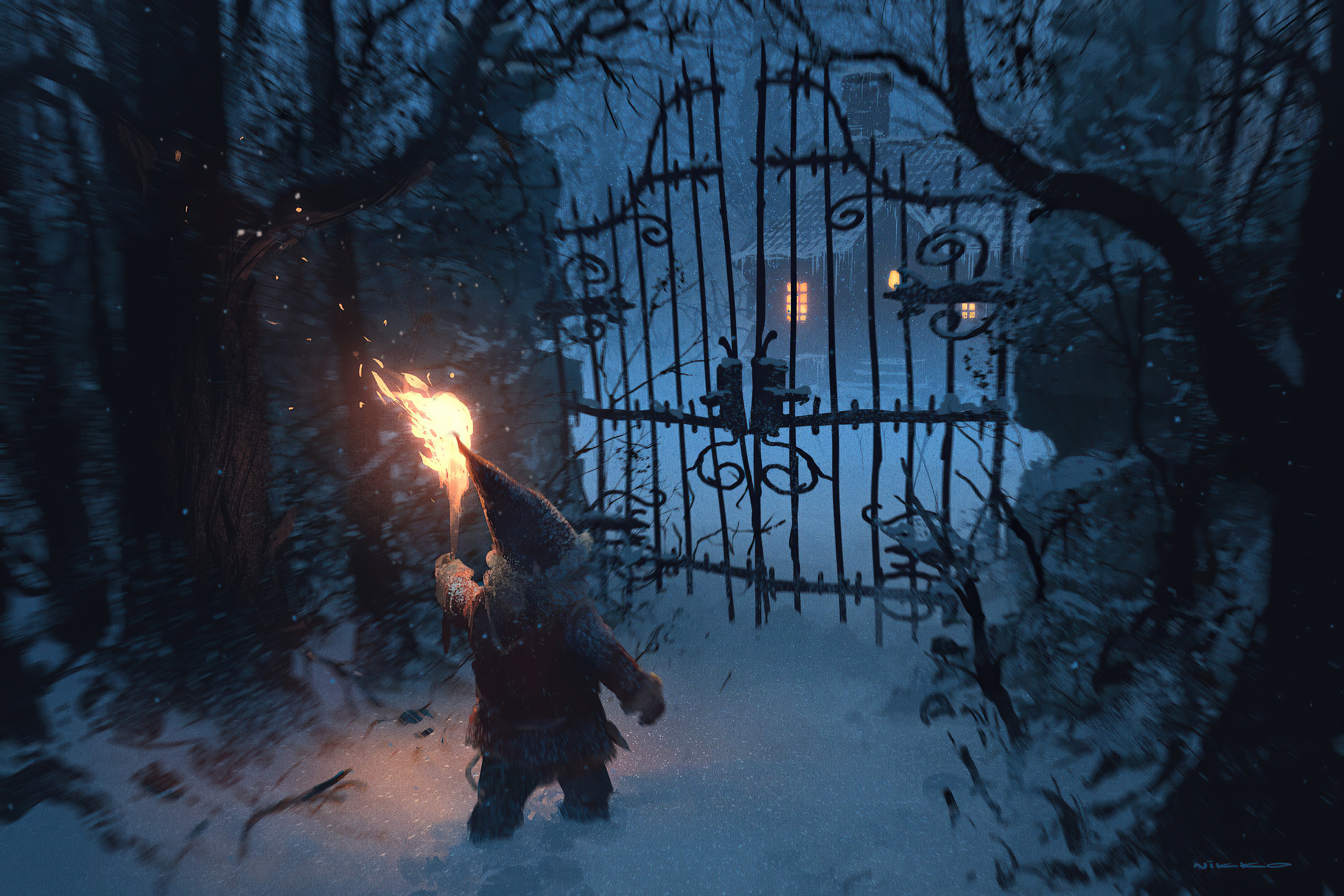 Artistic Winter 4k Ultra HD Wallpaper