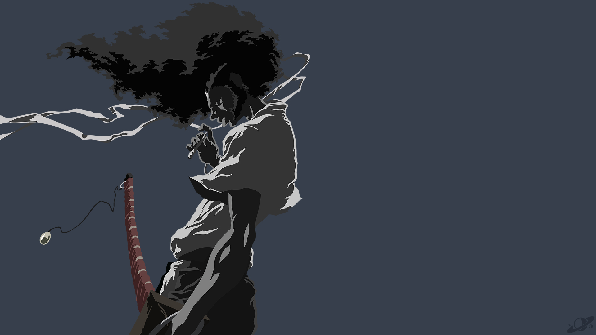 Download Black Hair Anime Afro Samurai