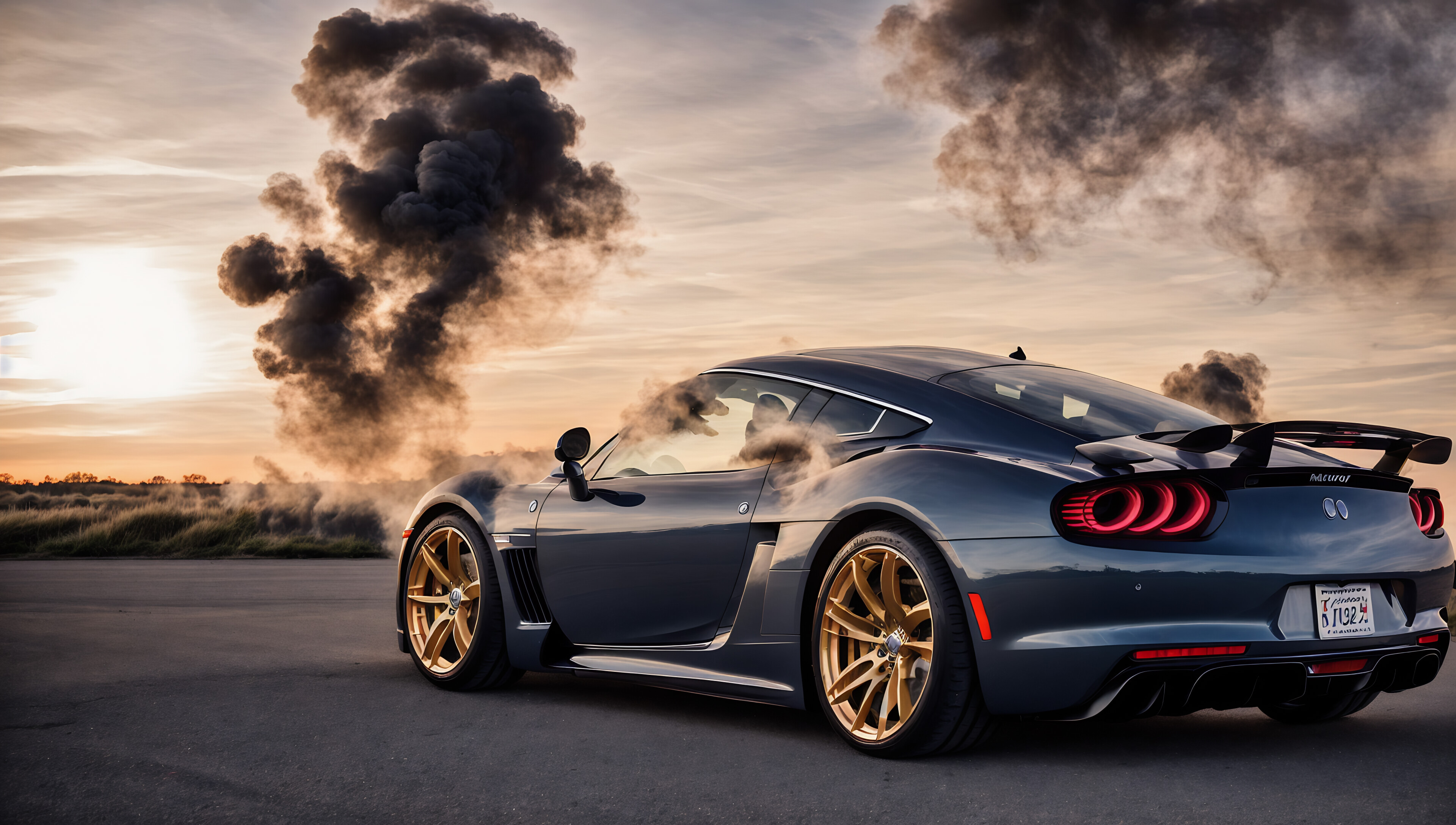 4K Wallpaper: Luxury sports car, r