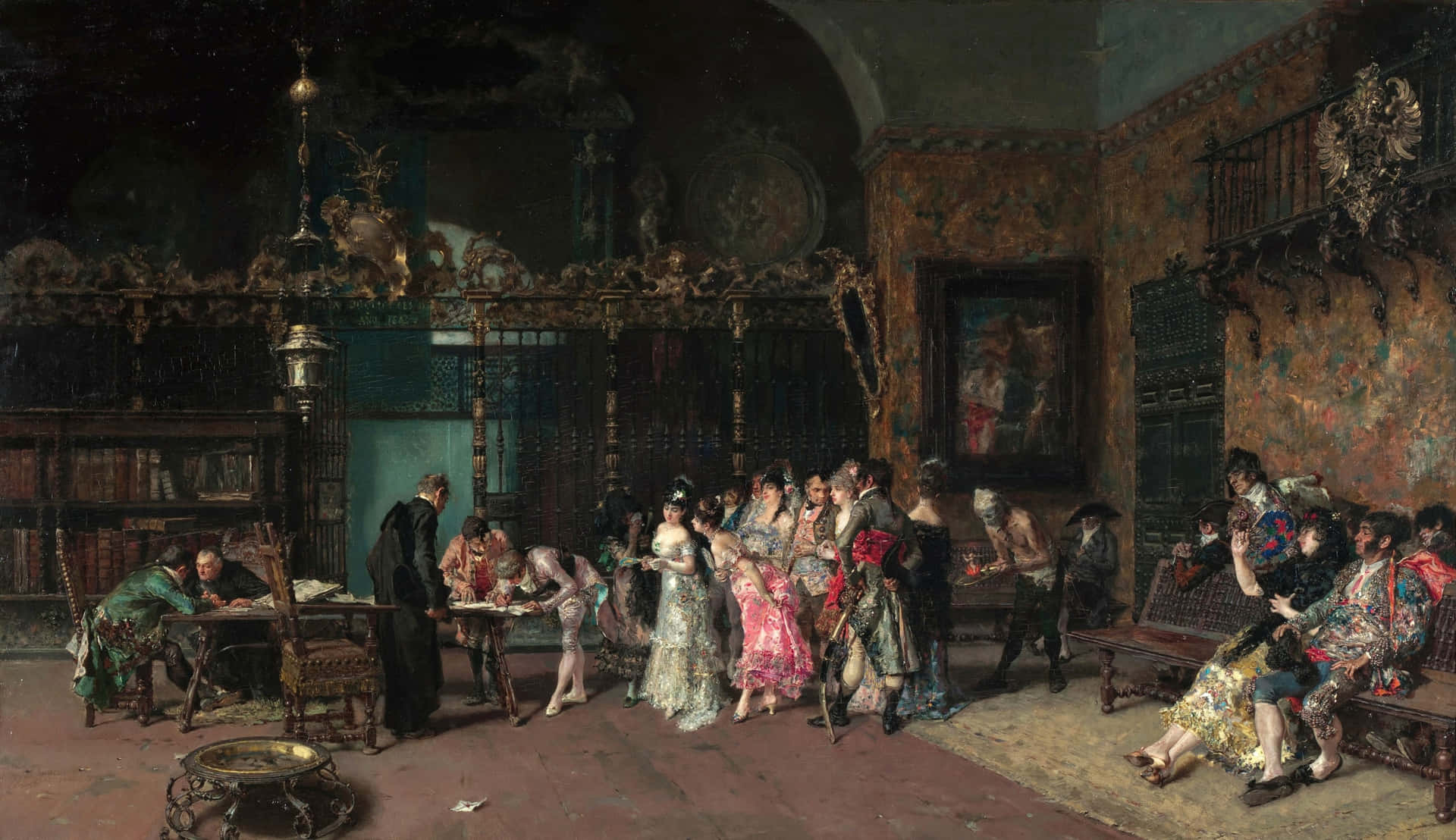 Download The Mona Lisa painted by Leonardo da Vinci Wallpaper