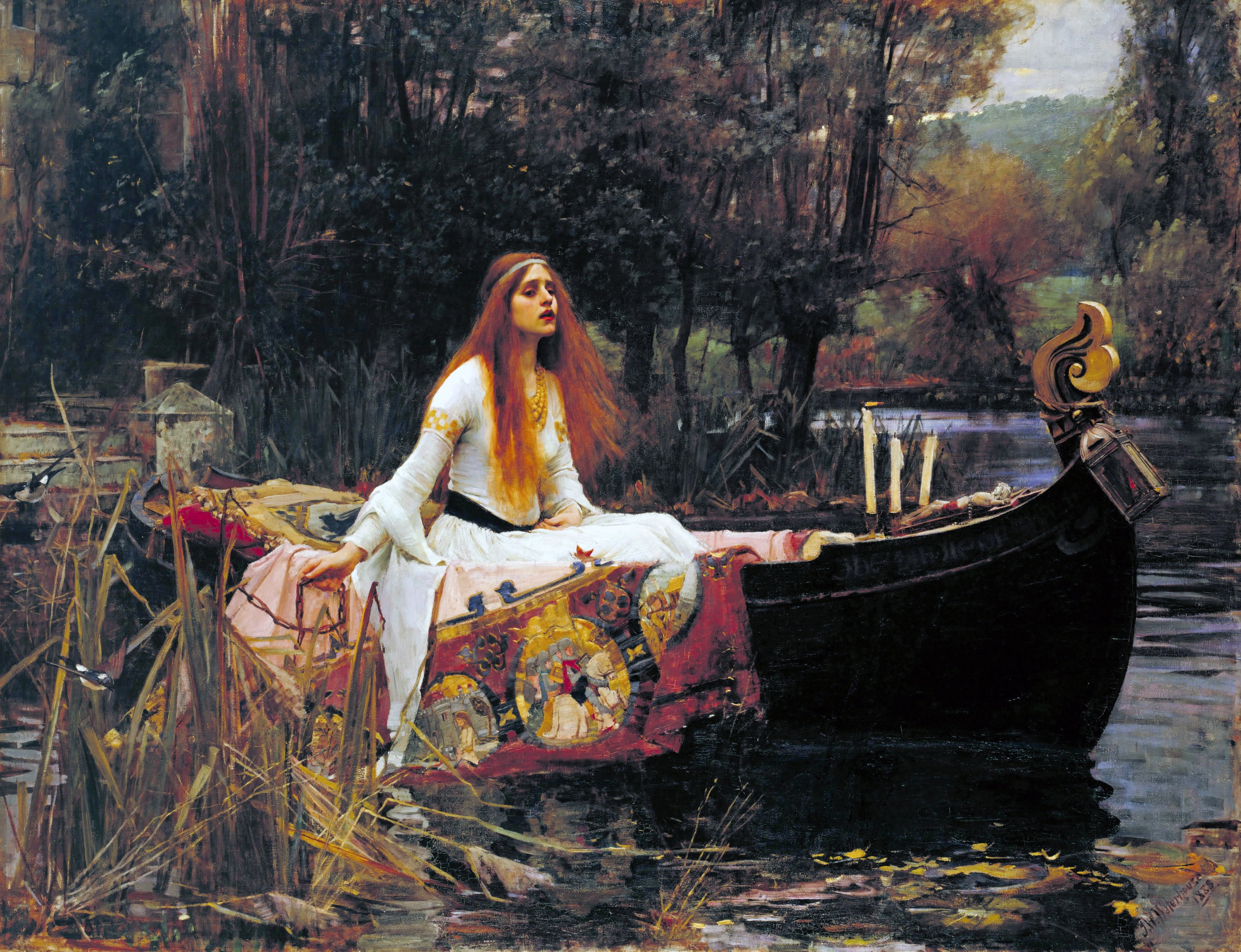 Shalott, classic art HD Wallpaper