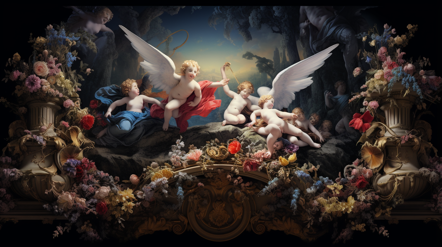 Baroque Art Vintage Wallpaper