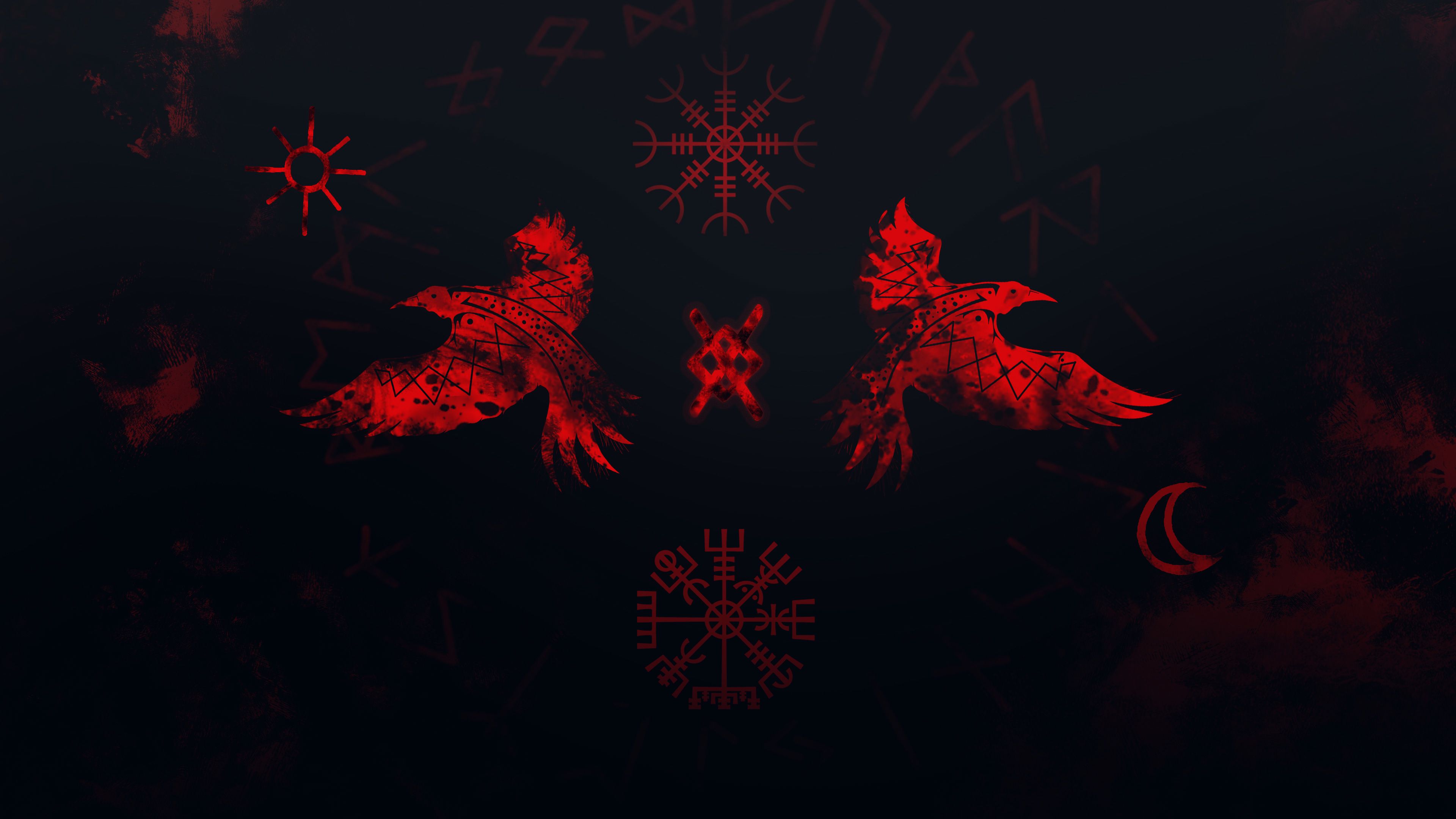 Vikings Raven 4k vikings wallpaper, HD