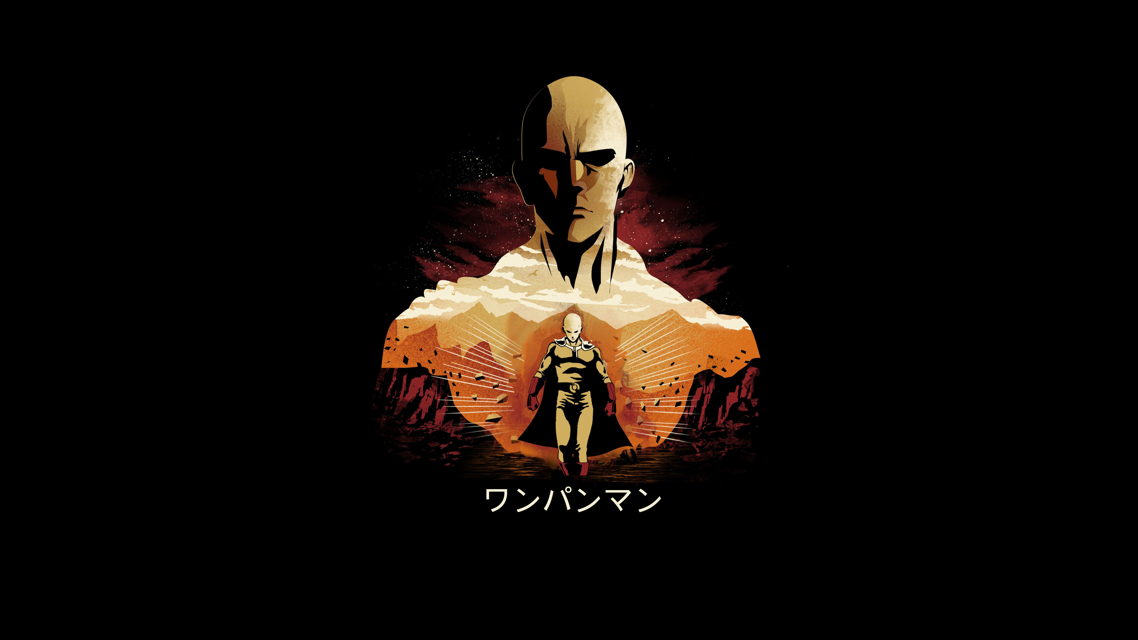 Saitama Wallpaper 4K, Artwork, One