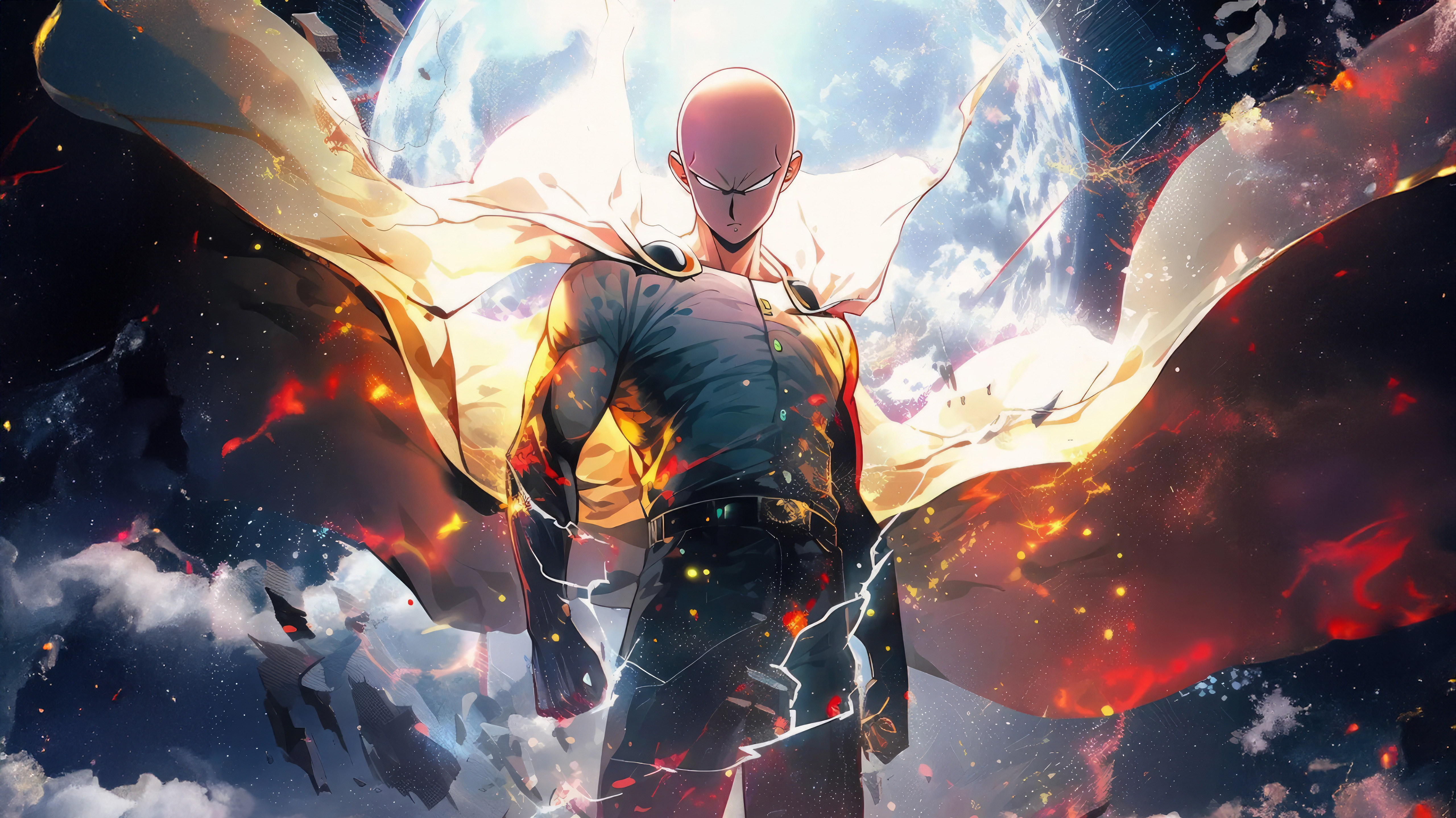 God One Punch Man Wallpaper, HD
