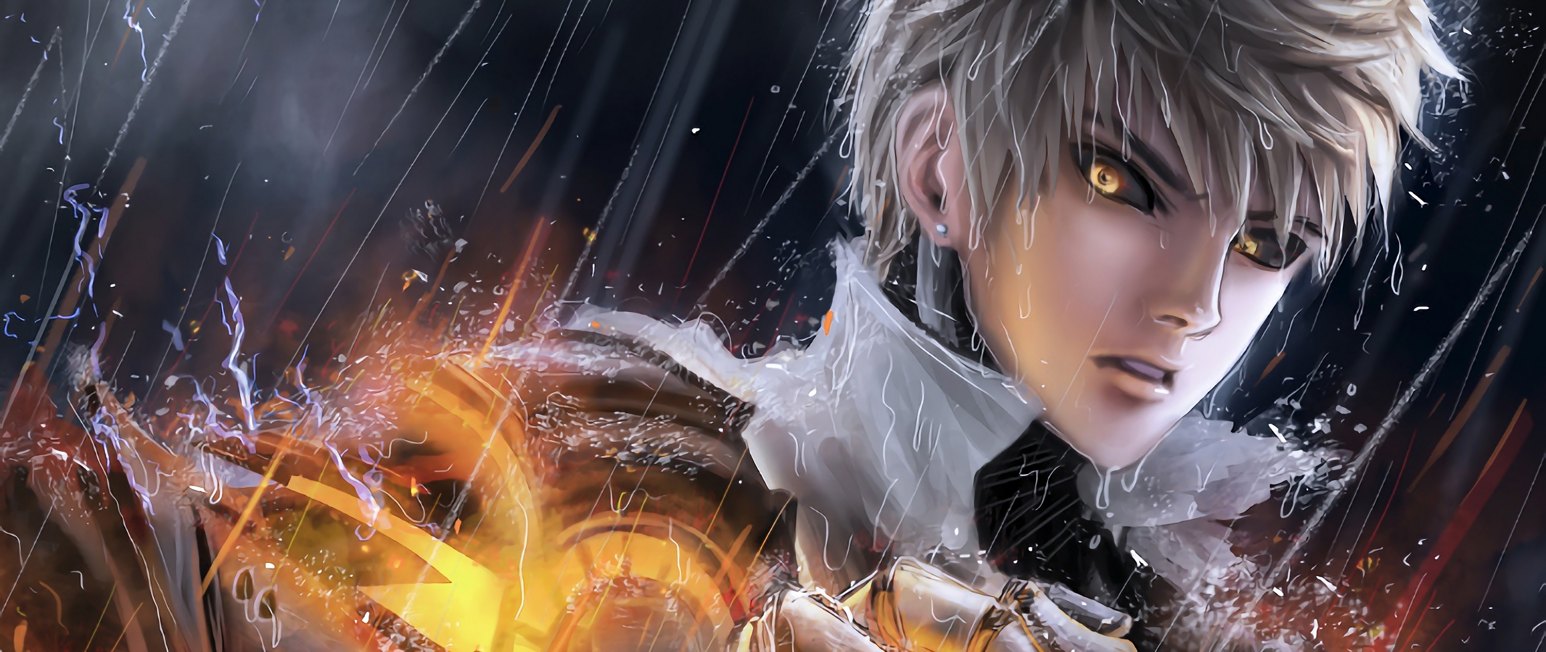 Genos One Punch Man 4K Wallpaper
