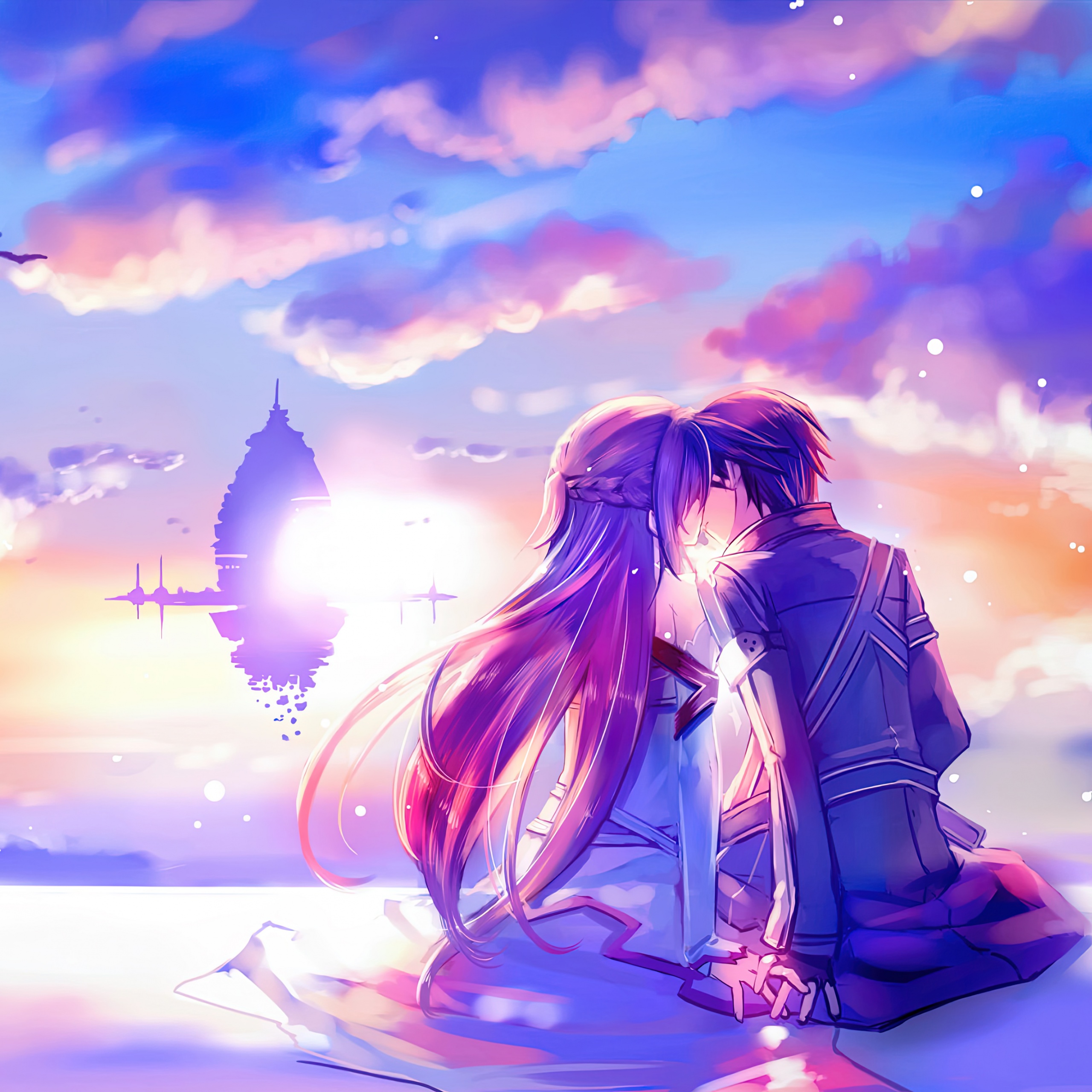 Sword Art Online Wallpaper 4K, Kirito (Kirigaya Kazuto), Asuna