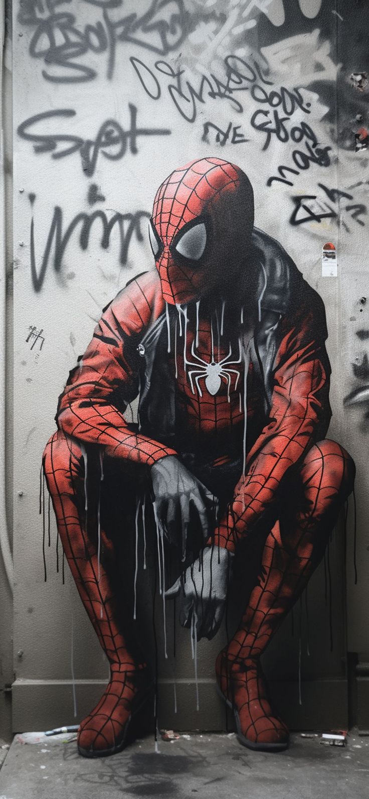 Spider Man Street Art Wallpaper