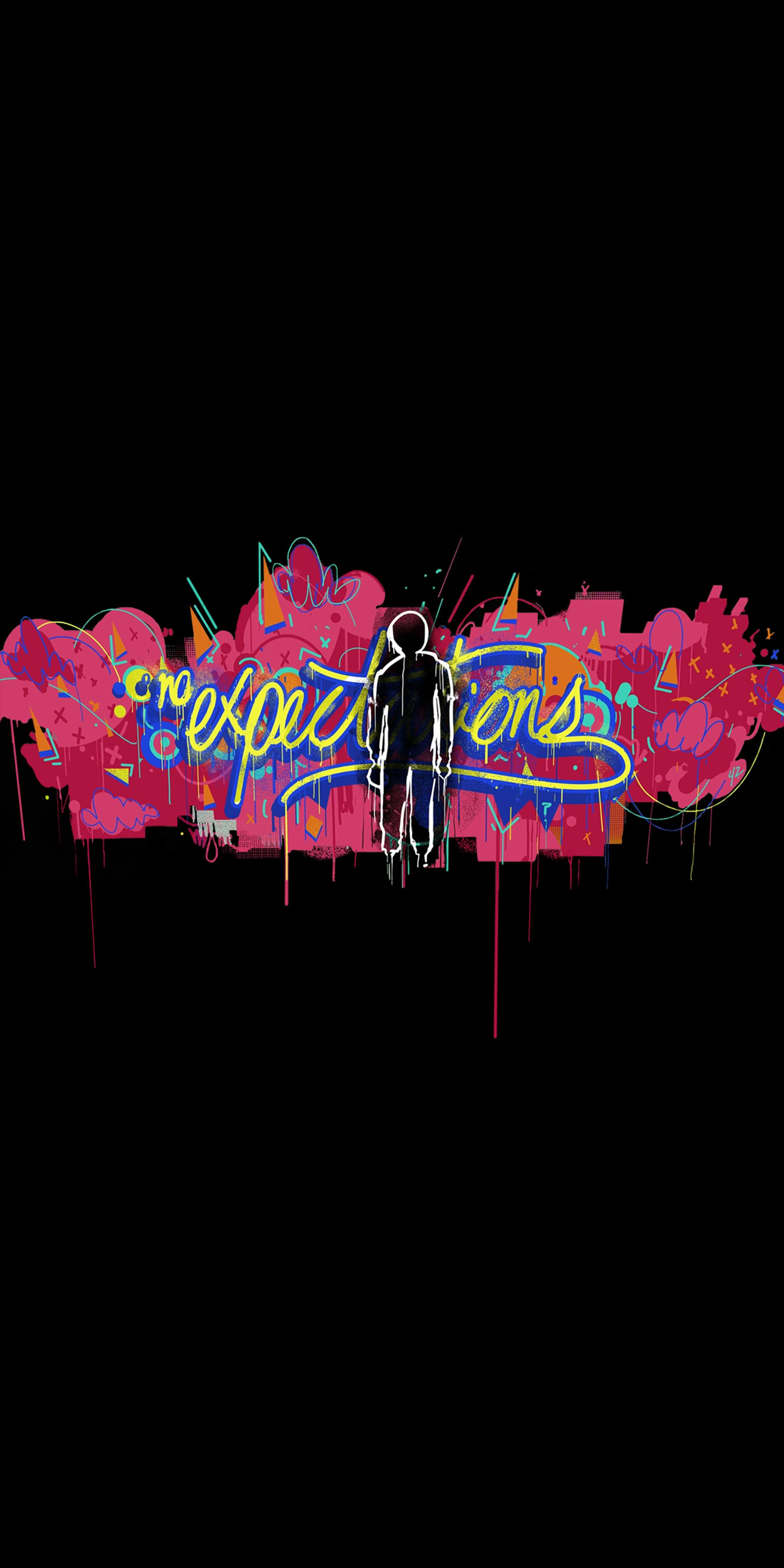 No Expectations Spiderman Graffiti