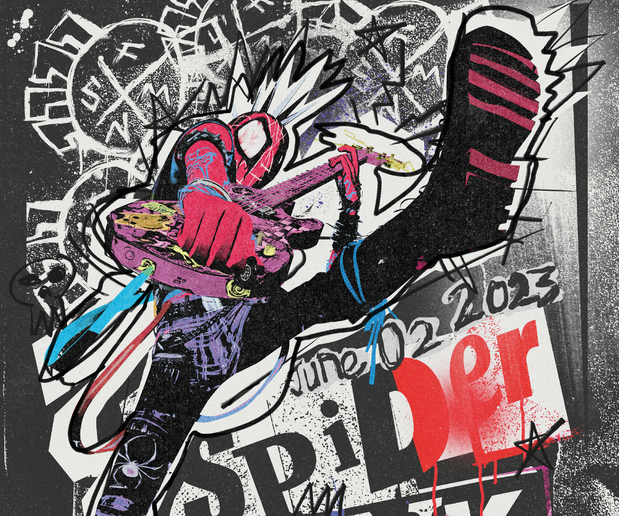 Spider Punk Wallpaper