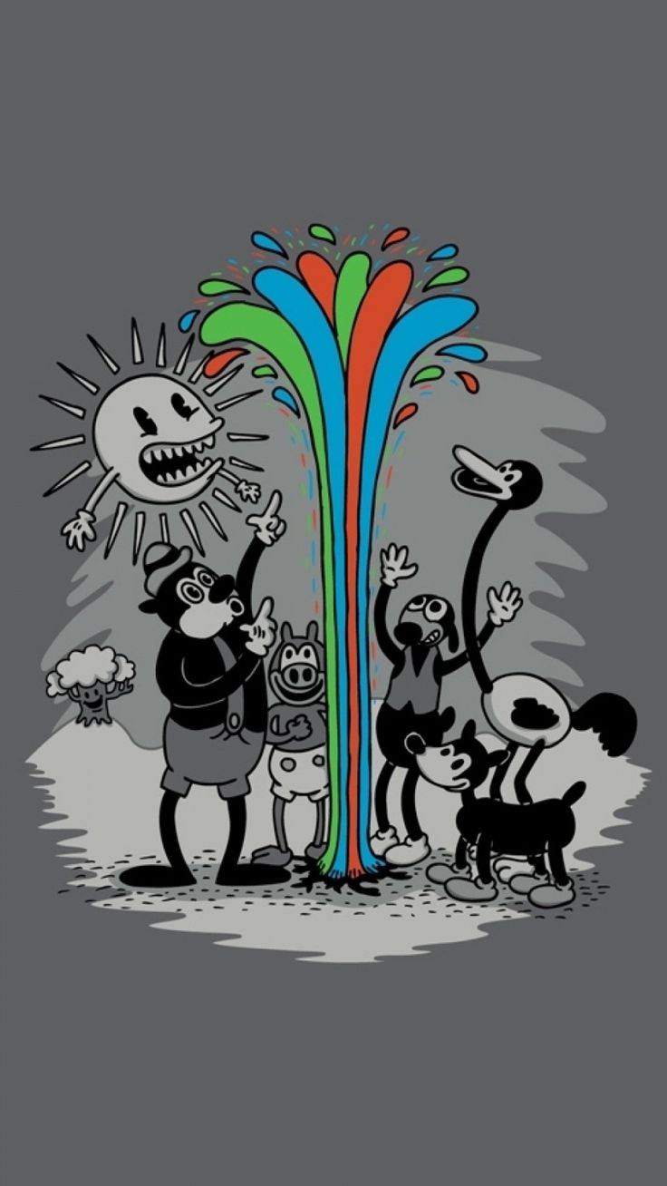 cartoons blast paint drawing to