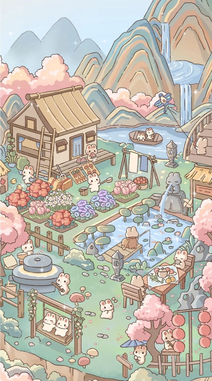 Cute Cartoon Wallpaper: A Delightful