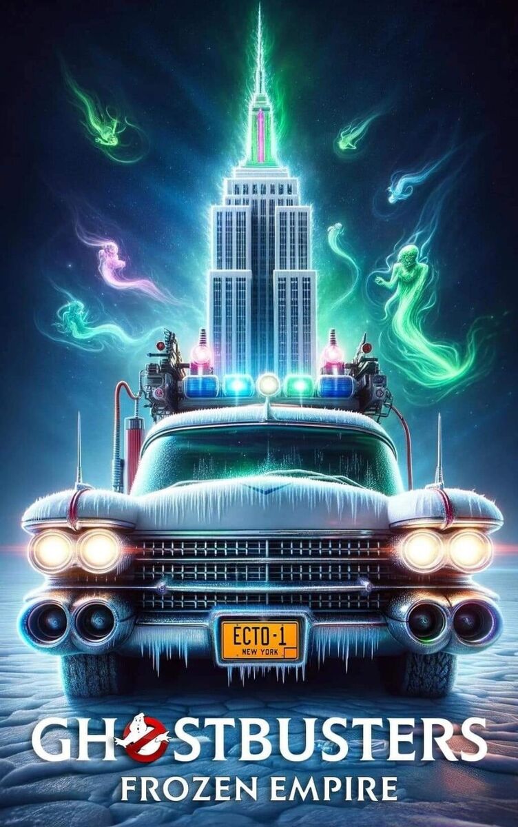 GHOSTBUSTERS FROZEN EMPIRE 13x19 GLOSSY