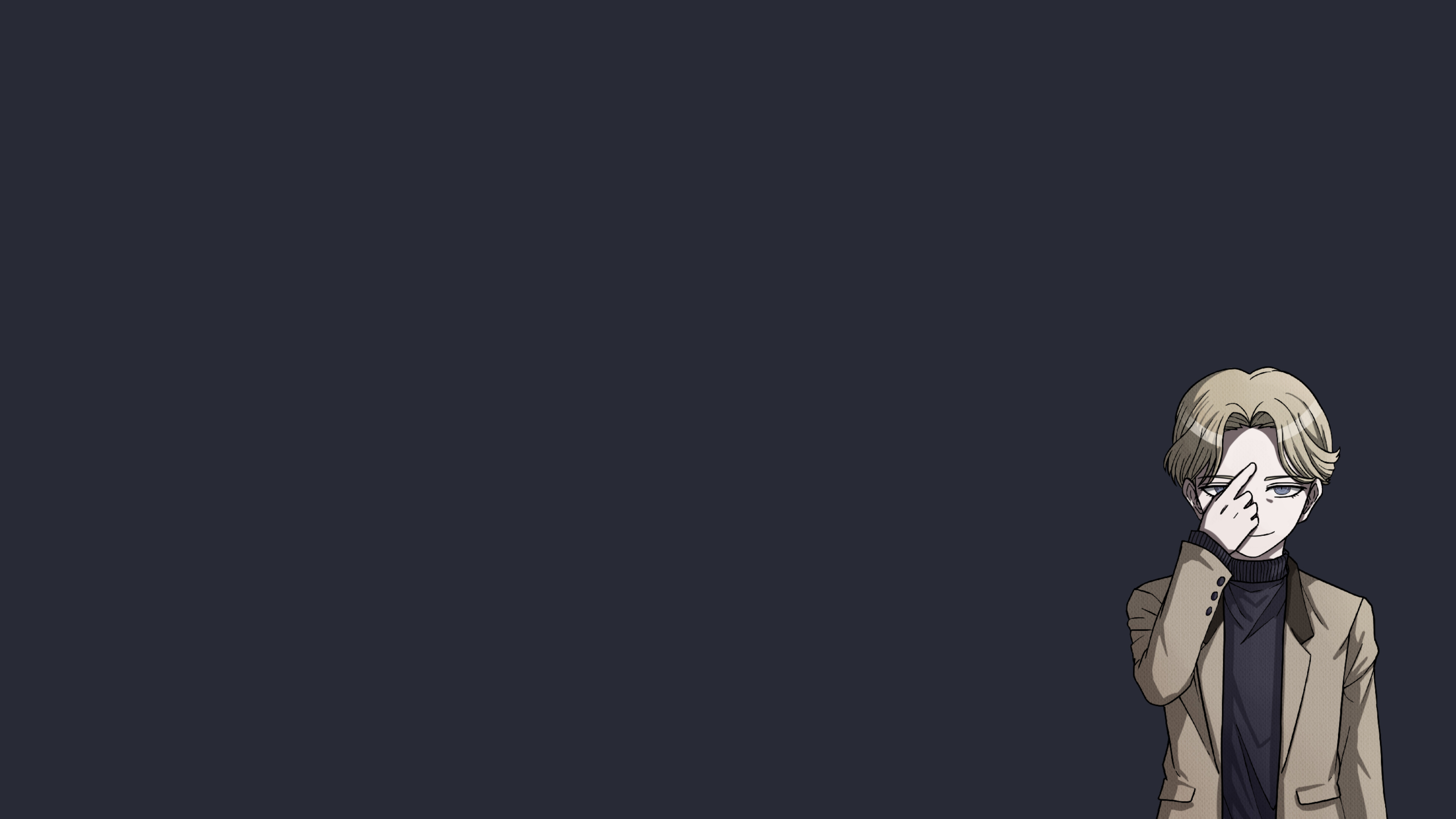 Made some minimal wallpaper for monster ( 3840x2160 ) :)