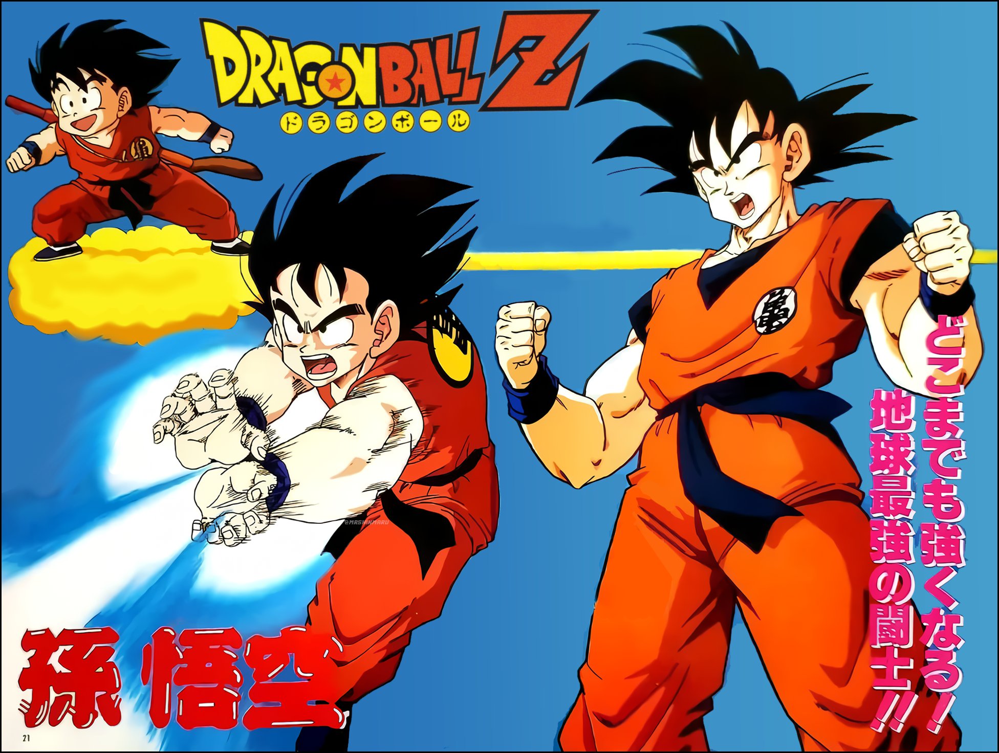 Dragon Ball Z Retro 90s Vintage Art