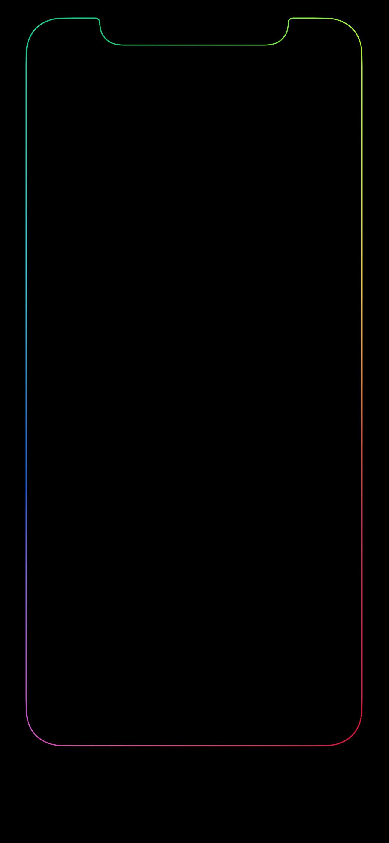 fancy rainbow border wallpaper