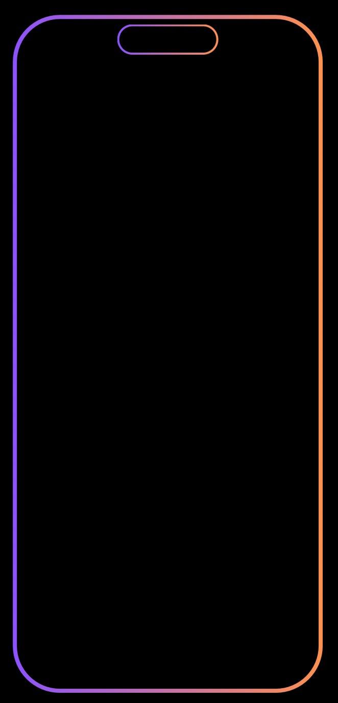 Dynamic Island Border Wallpaper, r