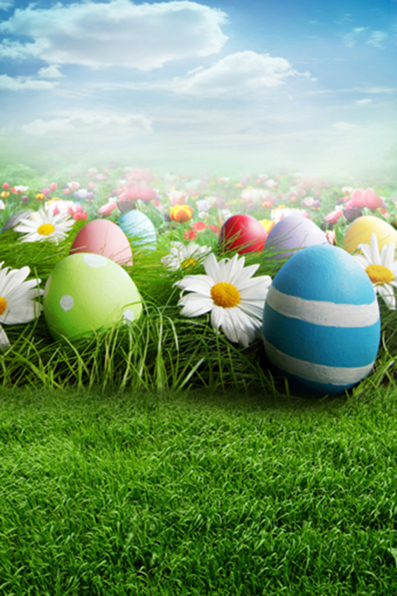 happy easter photo backdrops flower