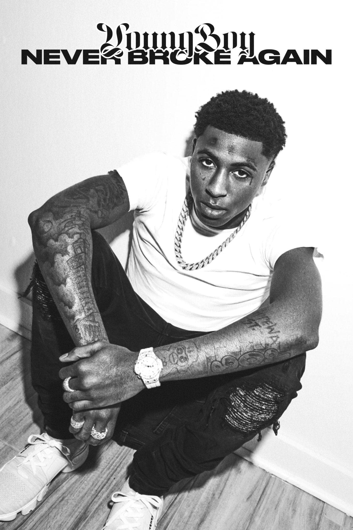 NBA Youngboy 'Black x White' Poster