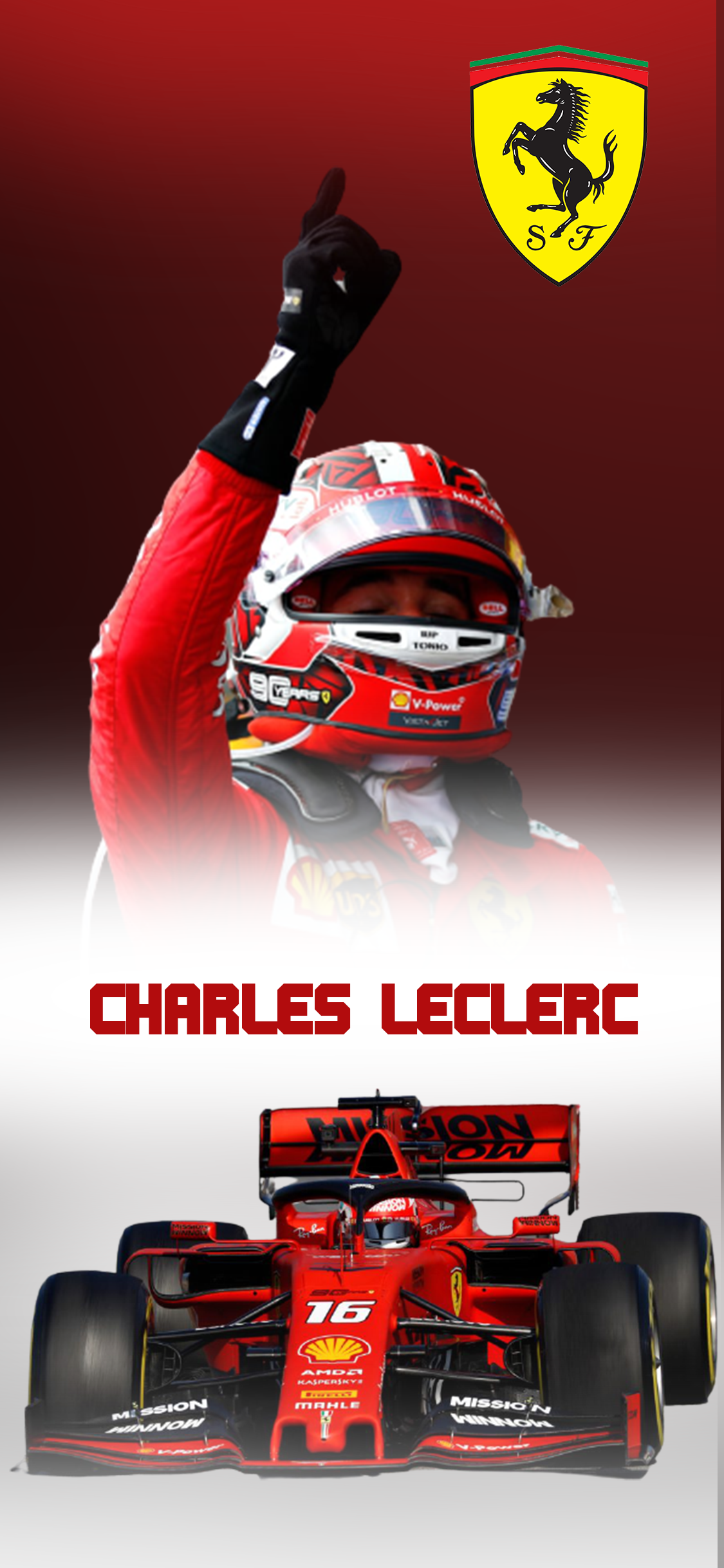 My Charles Leclerc's Wallpaper !, r