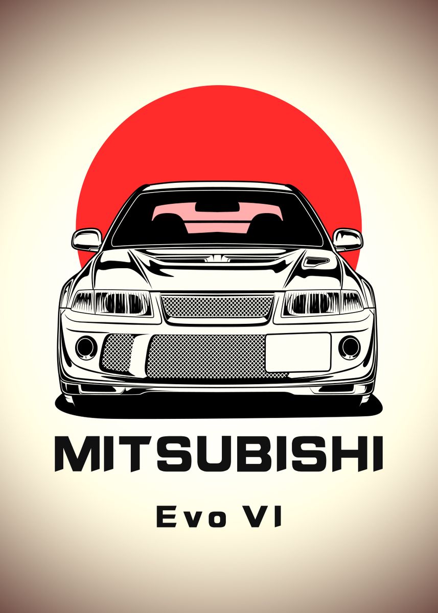 Mitsubishi EVO 6' Poster, picture