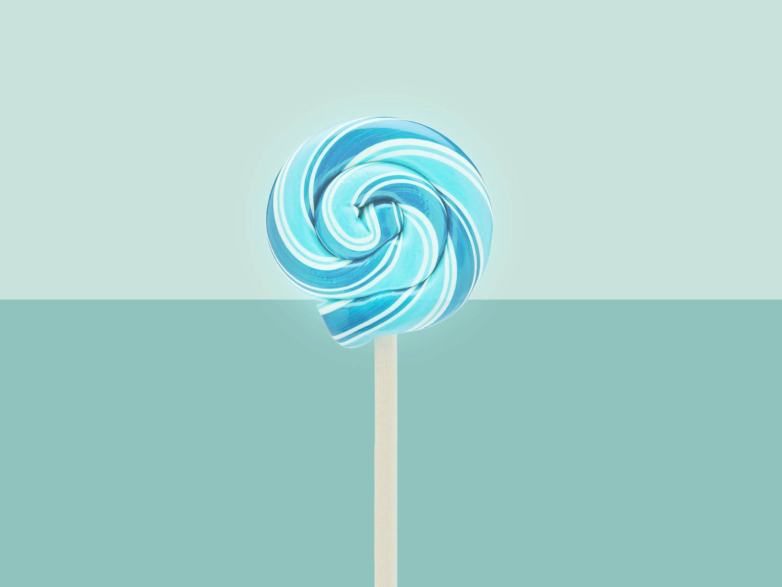 Download Sweet Blue Lollipop Wallpaper