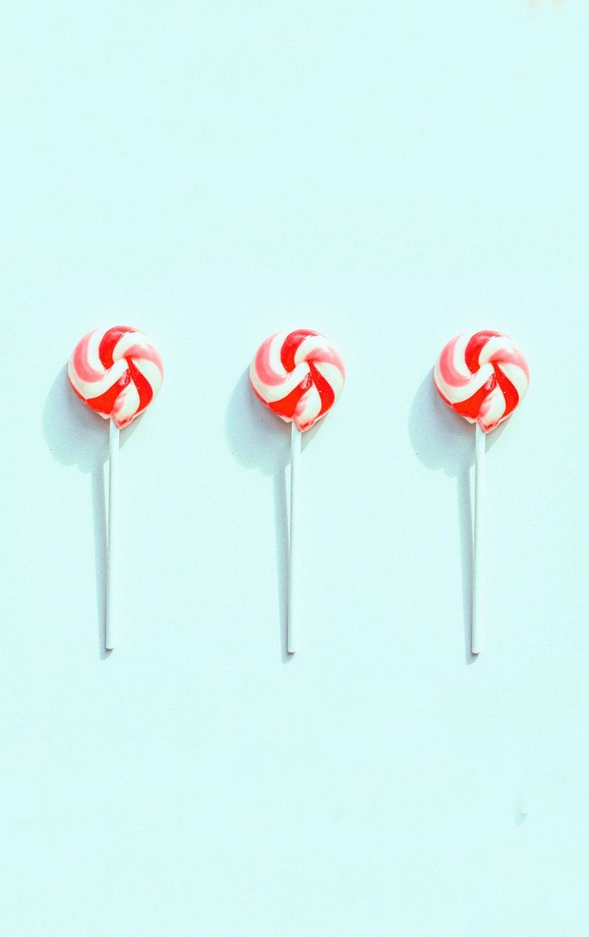 Minimal wallpaper, Lollipop, Sweet candy