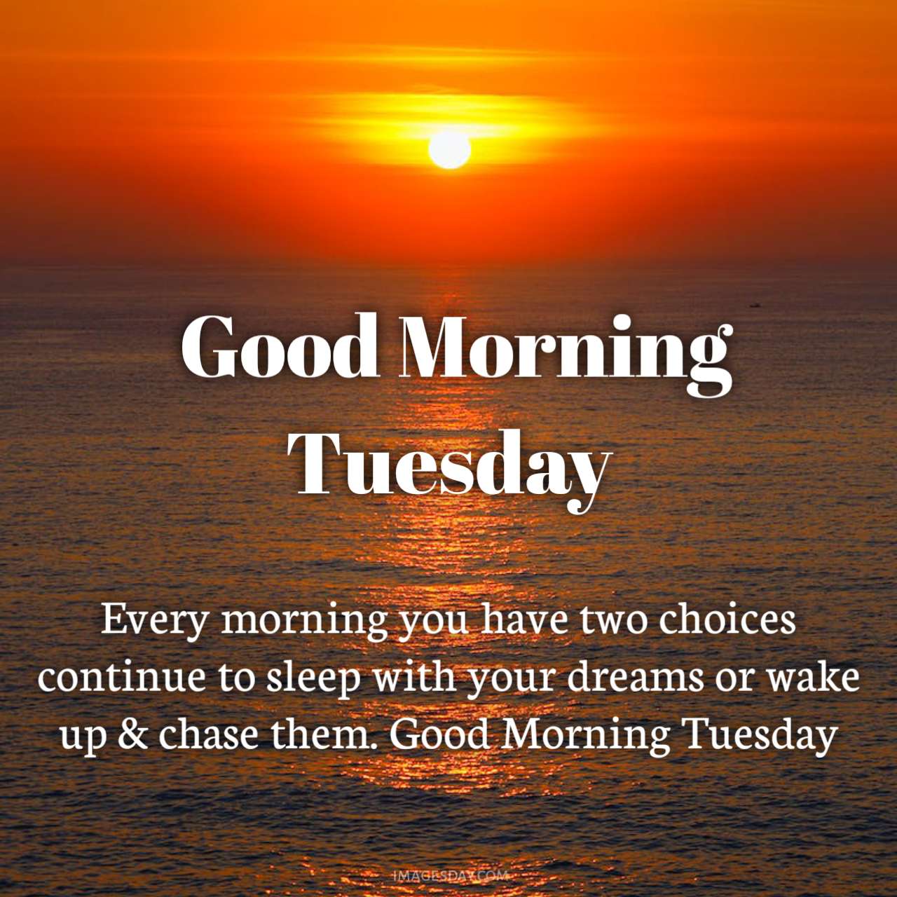 Tuesday Good Morning Image & Quotes