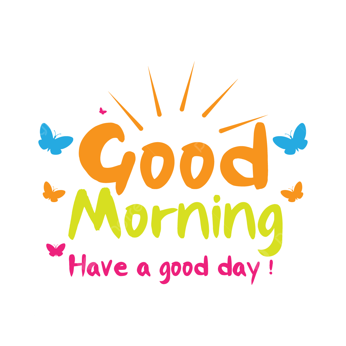Good Morning Coffee Vector HD PNG